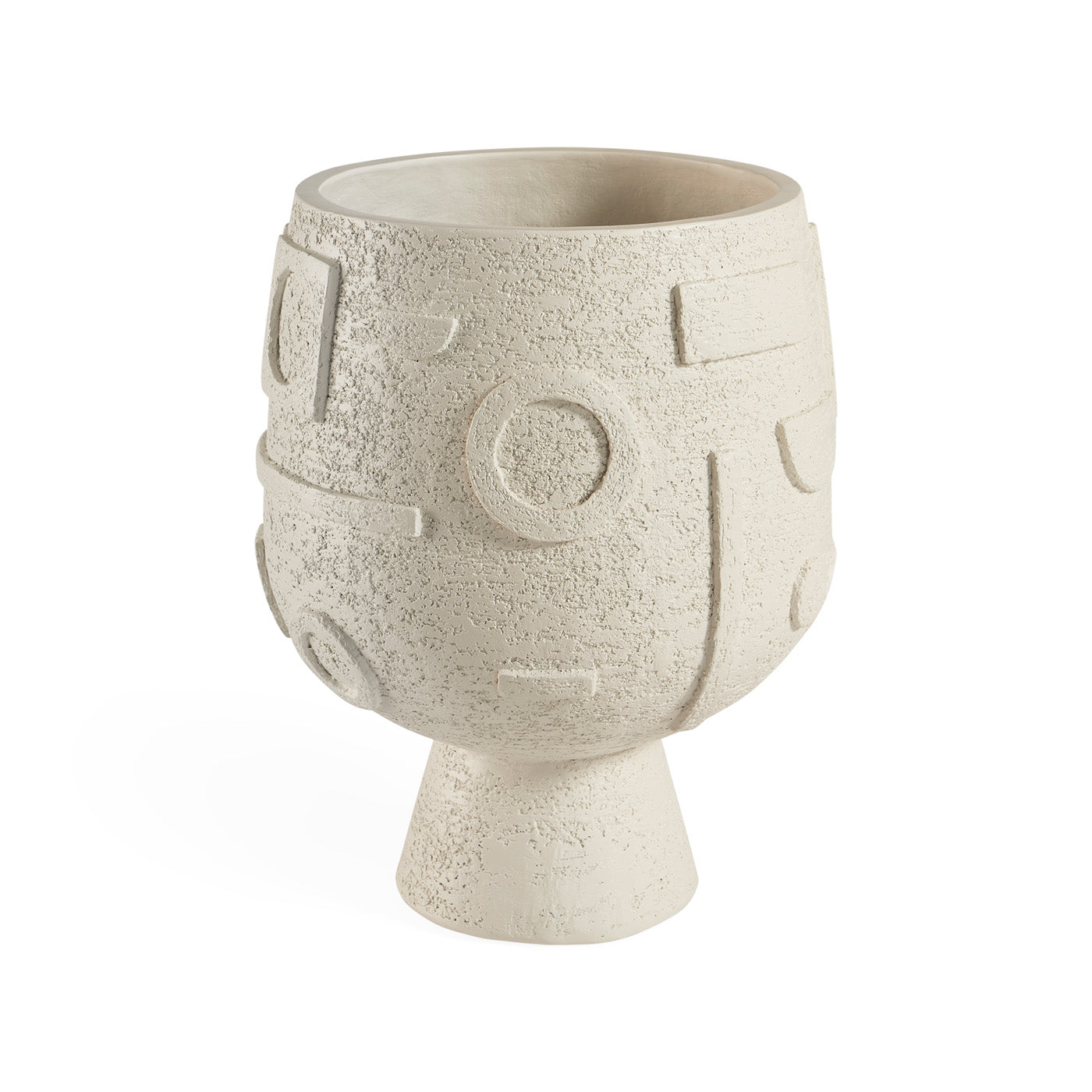 Modern Osaka Puzzle Concrete Planter - Geometric Succulent & Cactus Plant Pot - Perfect for Home Office Decor, Indoor Gardens & Gift Giving