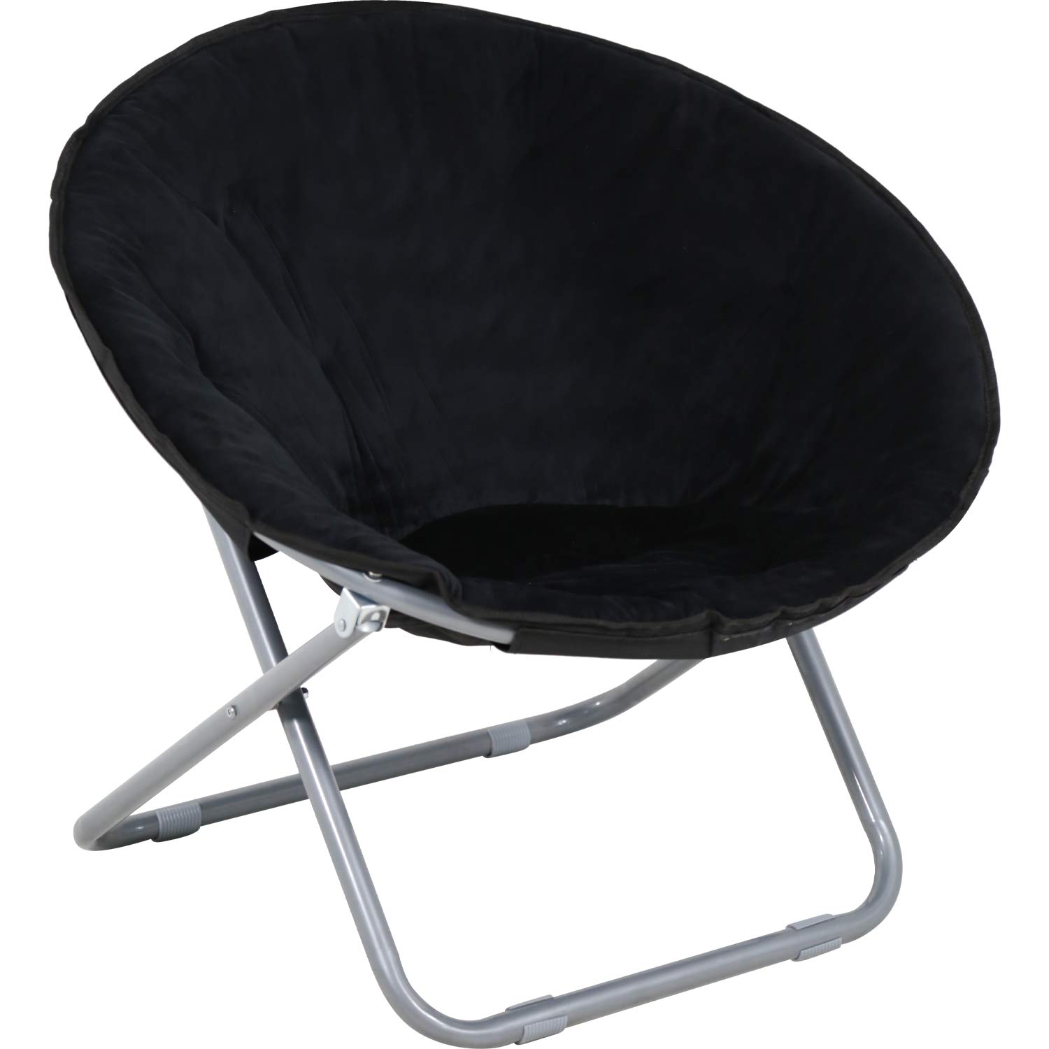 **Moon Chair - Foldable Saucer Chair for Bedroom, Living Room & Dorm - Comfortable Lounge Chair for Relaxing, Reading & Gaming - Modern Home Furniture**