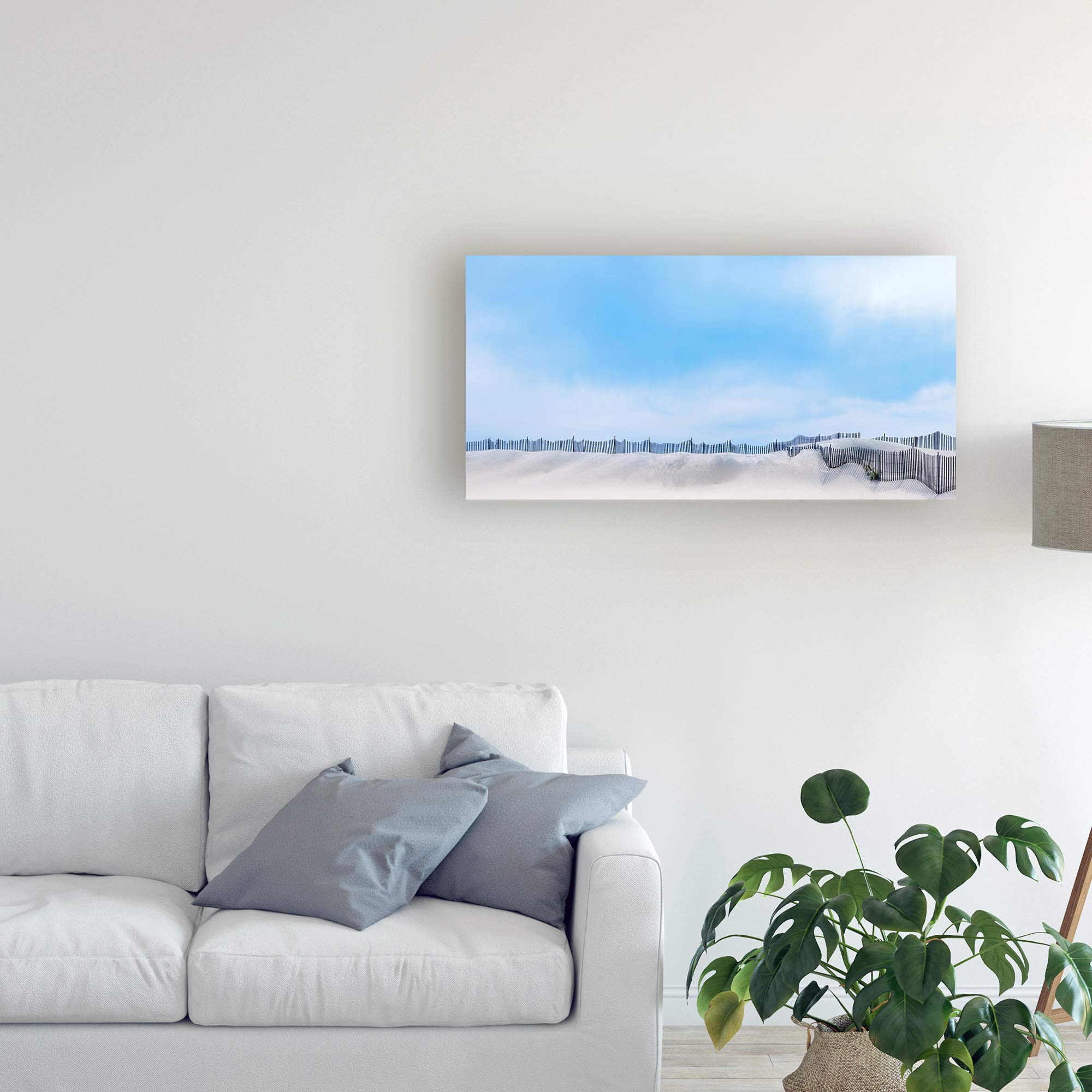 James Mcloughlin Beach Photography Wall Art Print - 10x19 Inches Coastal Decor for Living Room, Bedroom & Office - Trademark Fine Art Seascape Photo