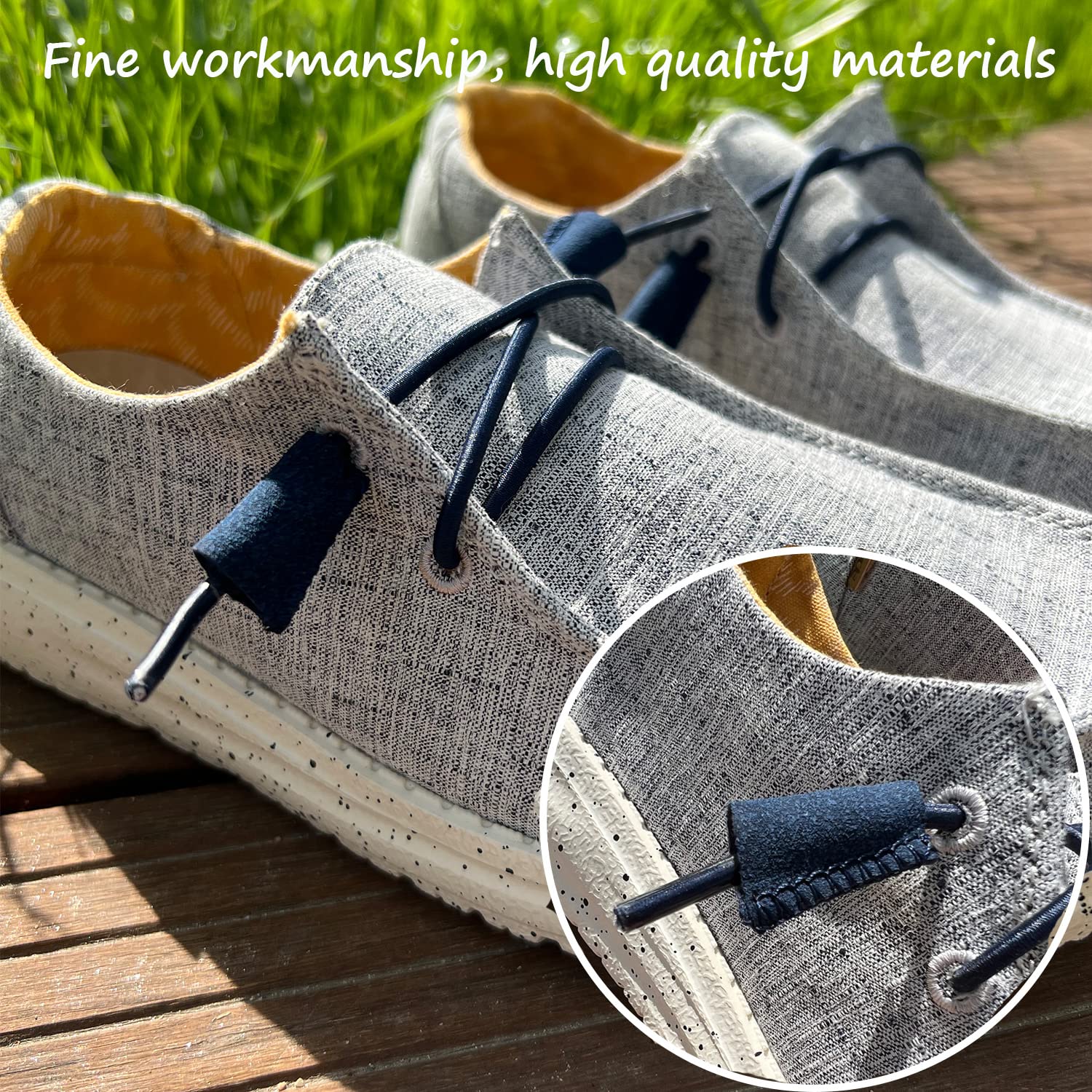 2-Pair Replacement Shoelaces for Hey Dude Shoes - Durable & Stylish Shoe Strings - Perfect for Casual Wear, Walking & Everyday Comfort