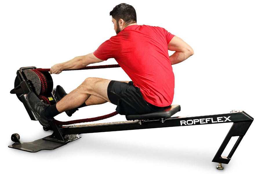 Ropeflex RX3200 Rowing Rope Trainer - Premium Home Gym Equipment for Full Body Workout | Perfect for Indoor Fitness, Cross Training & Strength Building