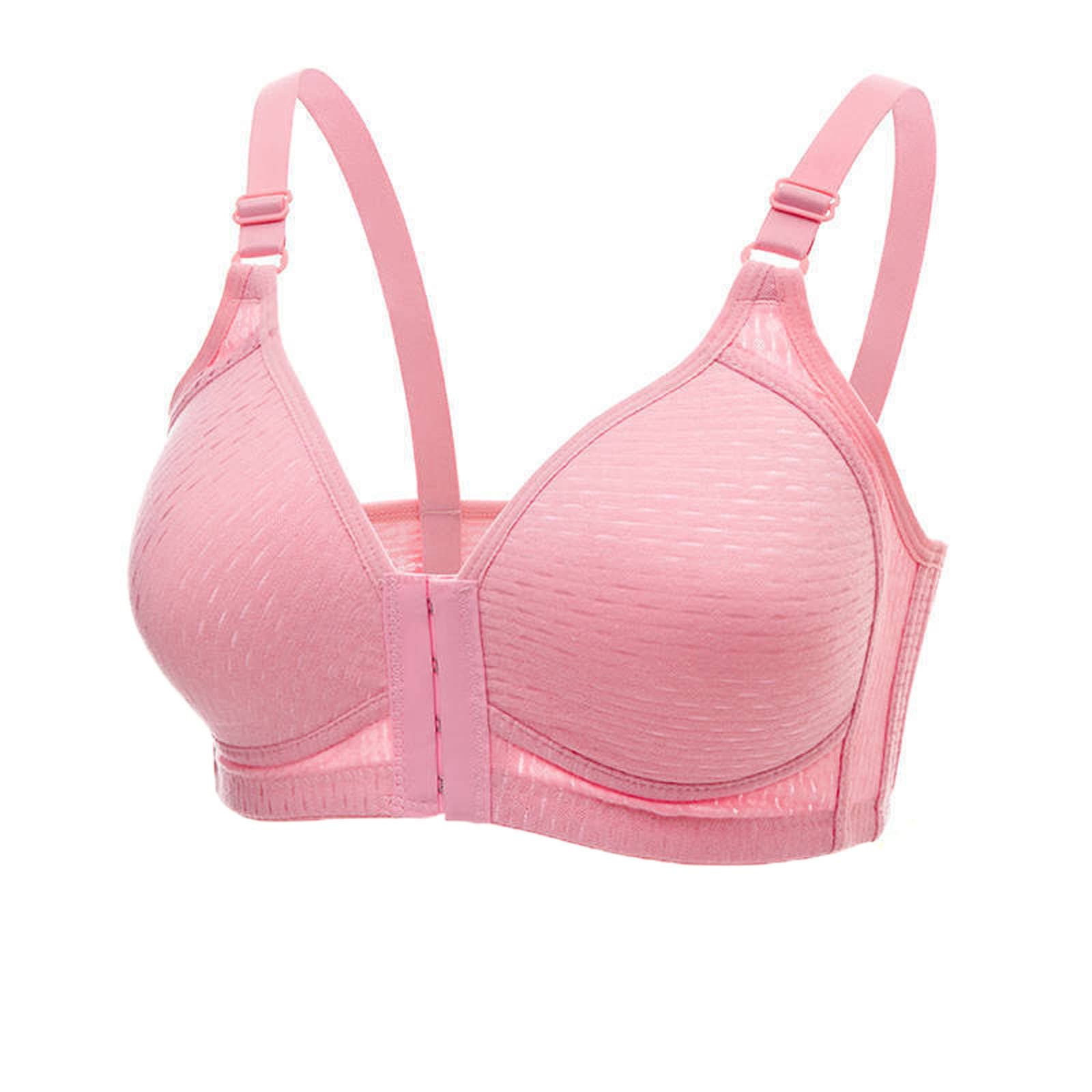 Dnuri Women's Front Hook Push Up Bra - Wireless, Seamless, Full Coverage Everyday Bralette for Comfort & Support | Perfect for Work, Yoga & Daily Wear