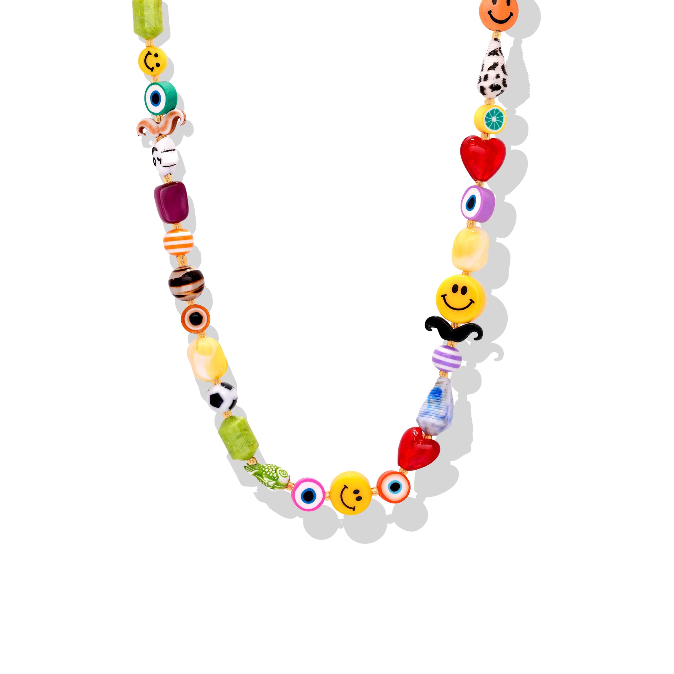 Happy Mood Only Necklace - Positive Energy Jewelry for Women, Dainty Gold Plated Pendant Necklace | Perfect for Daily Wear, Gift Giving & Special Occasions