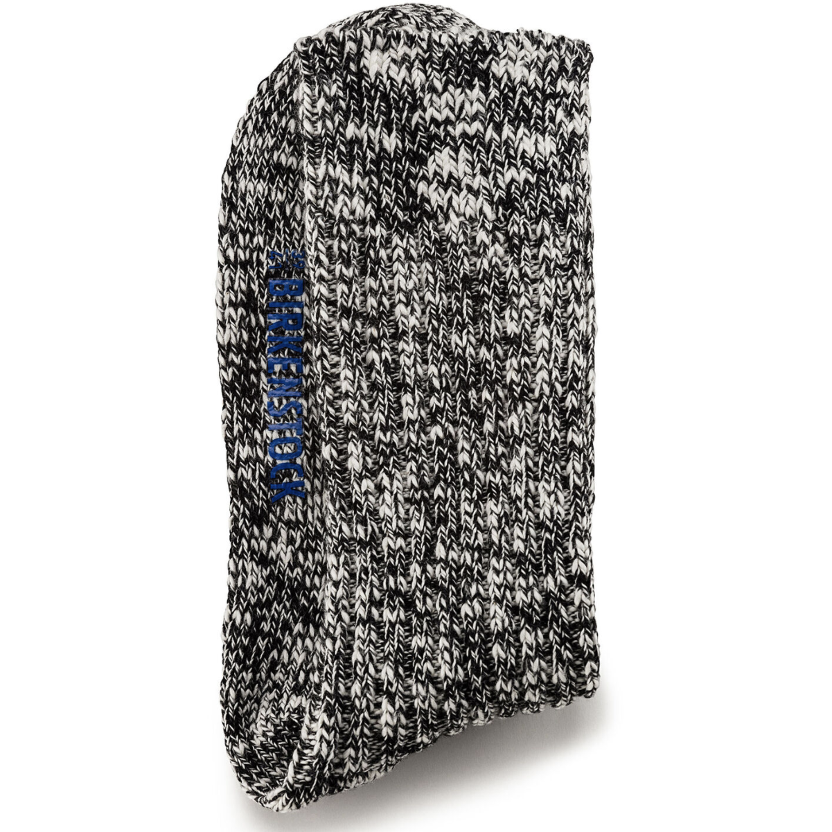 Birkenstock Women's Cotton Slub Socks - Black & Gray Crew Socks for Comfort & Style | Perfect for Sandals, Casual Wear & Home Relaxation