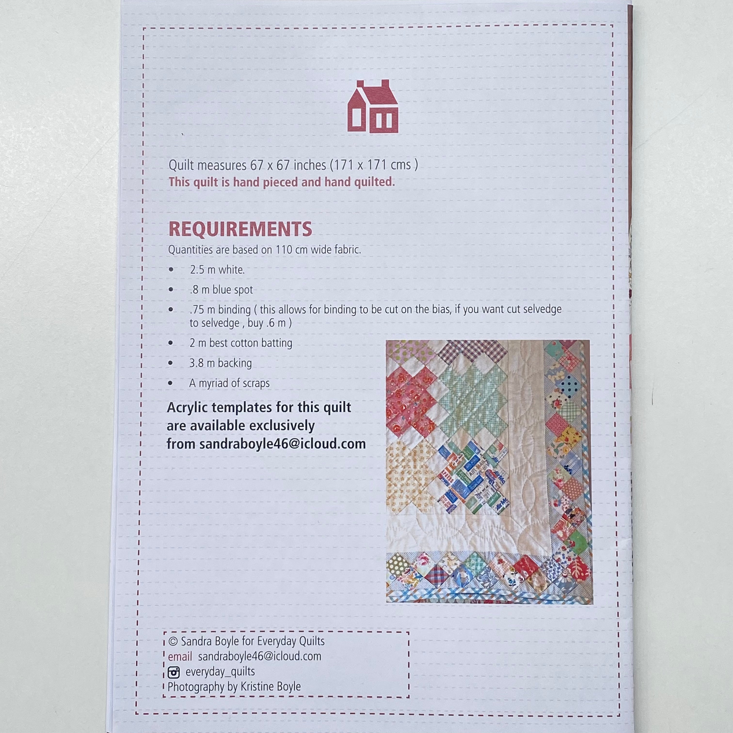 Sandra Boyle Making Do Quilt Pattern - Easy DIY Quilting Kit for Beginners | Perfect for Home Decor, Baby Blankets & Cozy Throw Blankets