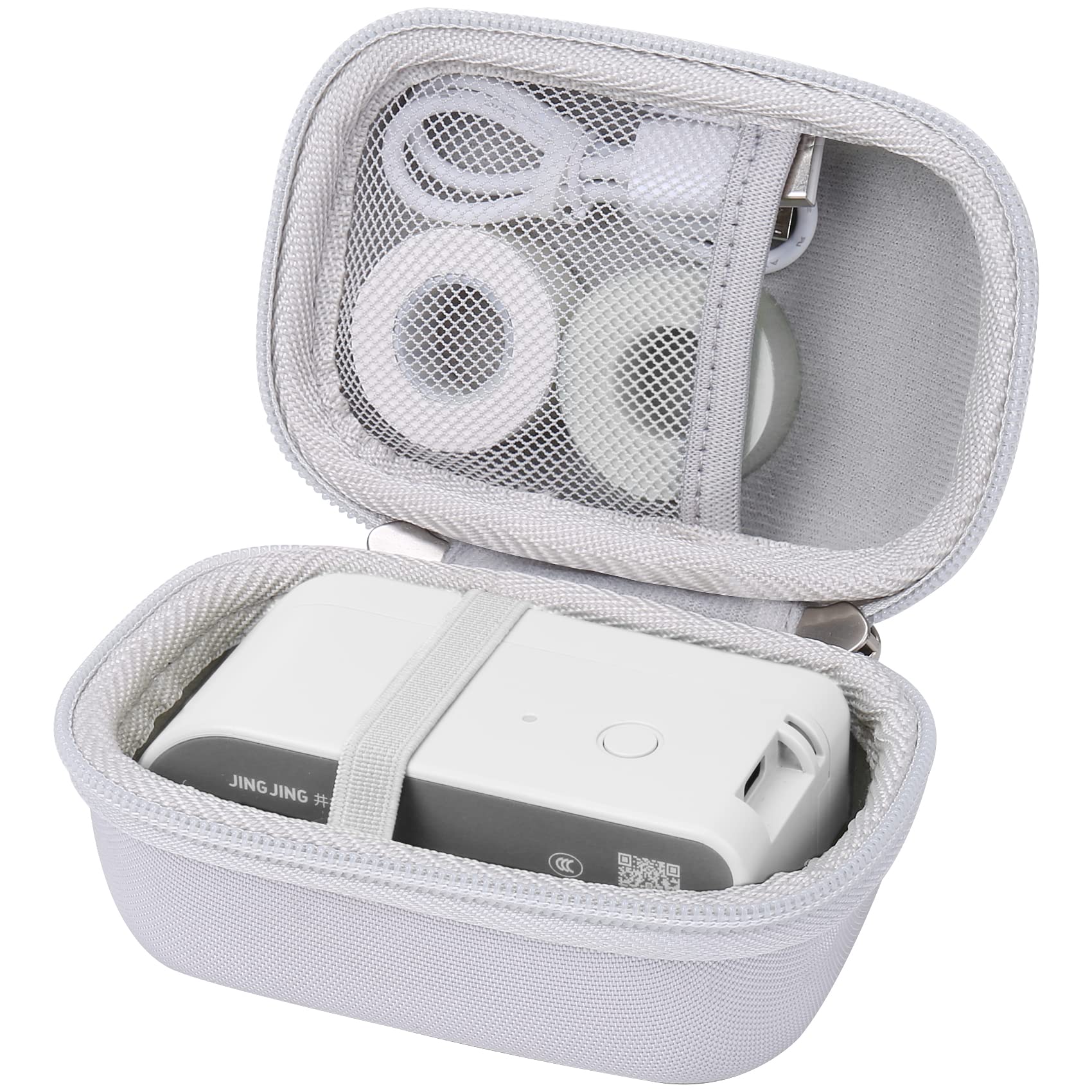 Khanka Durable Hard Travel Case for MakeID Label Maker Machine - Protective Storage Case | Perfect for Office, Home & Travel Organization