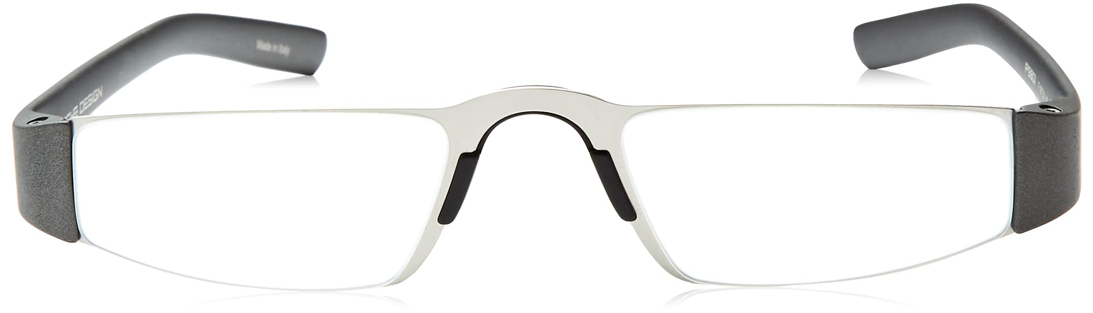Porsche Design P8801 Iconic Reading Glasses - Titanium Frame, Silver, 2.00 Magnification | Stylish & Lightweight for Reading, Office & Everyday Use