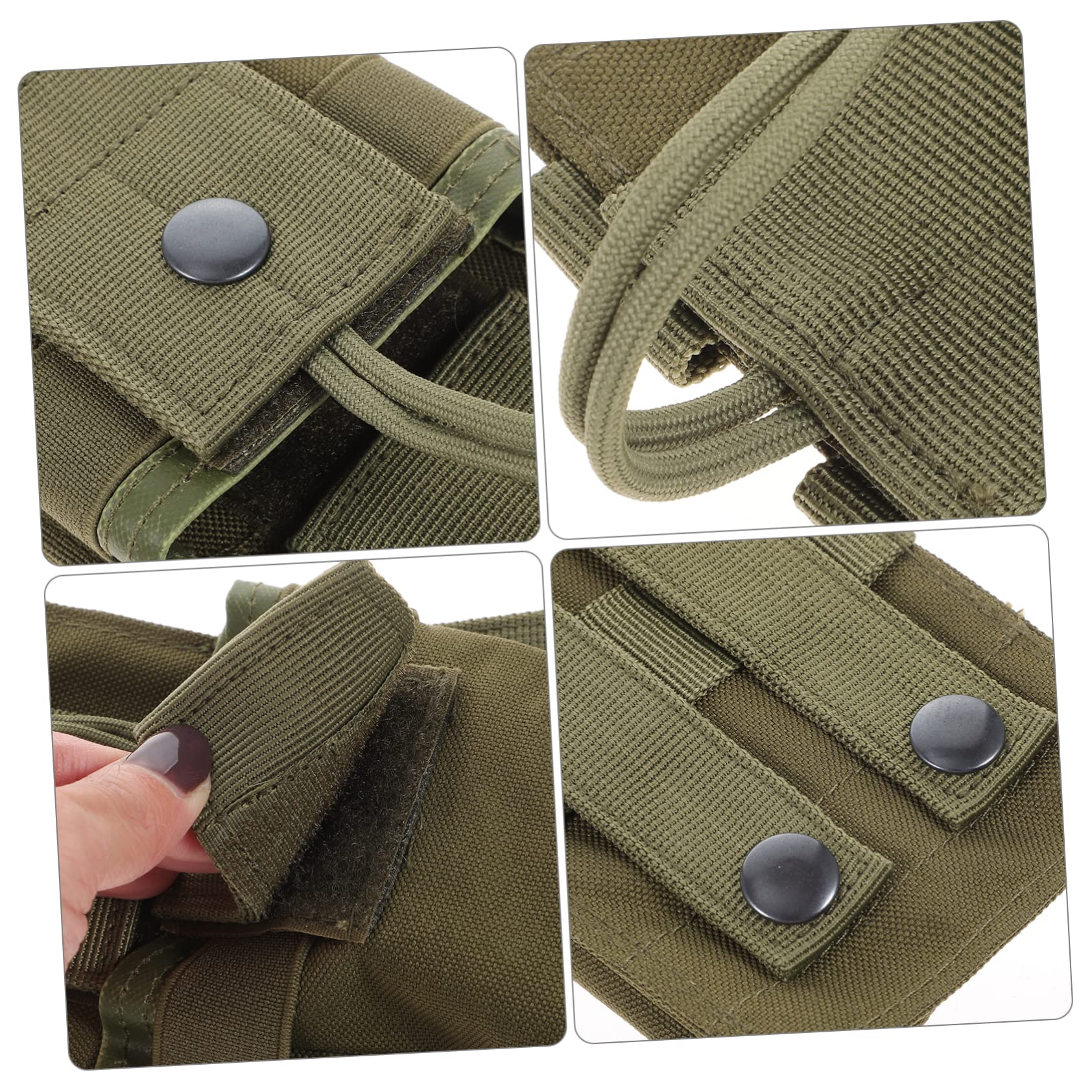 Veemoon Outdoor Radio Carrier Holder - Multi-Functional Walkie Talkie Vest Case with Adjustable Straps & Durable Nylon Material - Perfect for Hiking, Camping & Construction Work