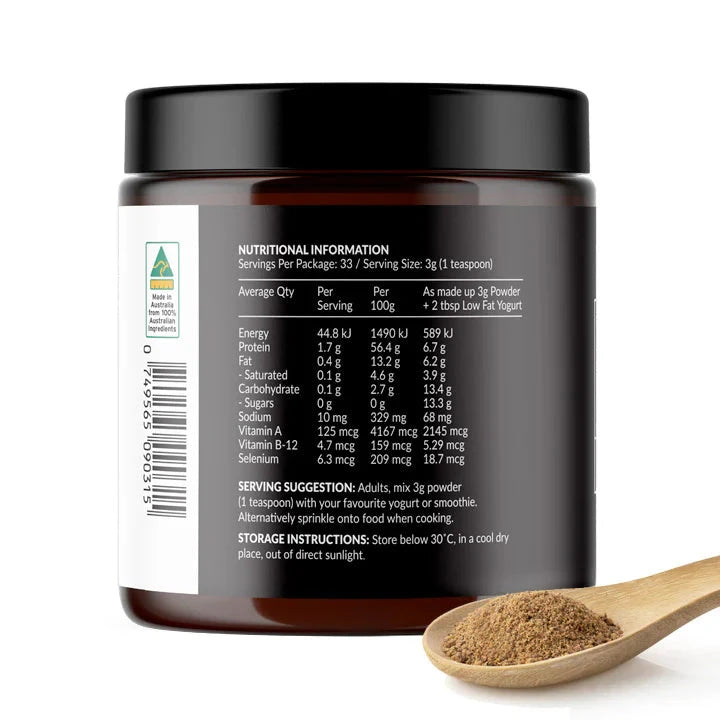 Ancestral Nutrition Primal Multi Beef Organs Powder 100g - Grass Fed, Keto & Paleo Friendly Superfood Supplement for Gut Health, Energy & Immunity Boost - Perfect for Smoothies, Coffee & Baking