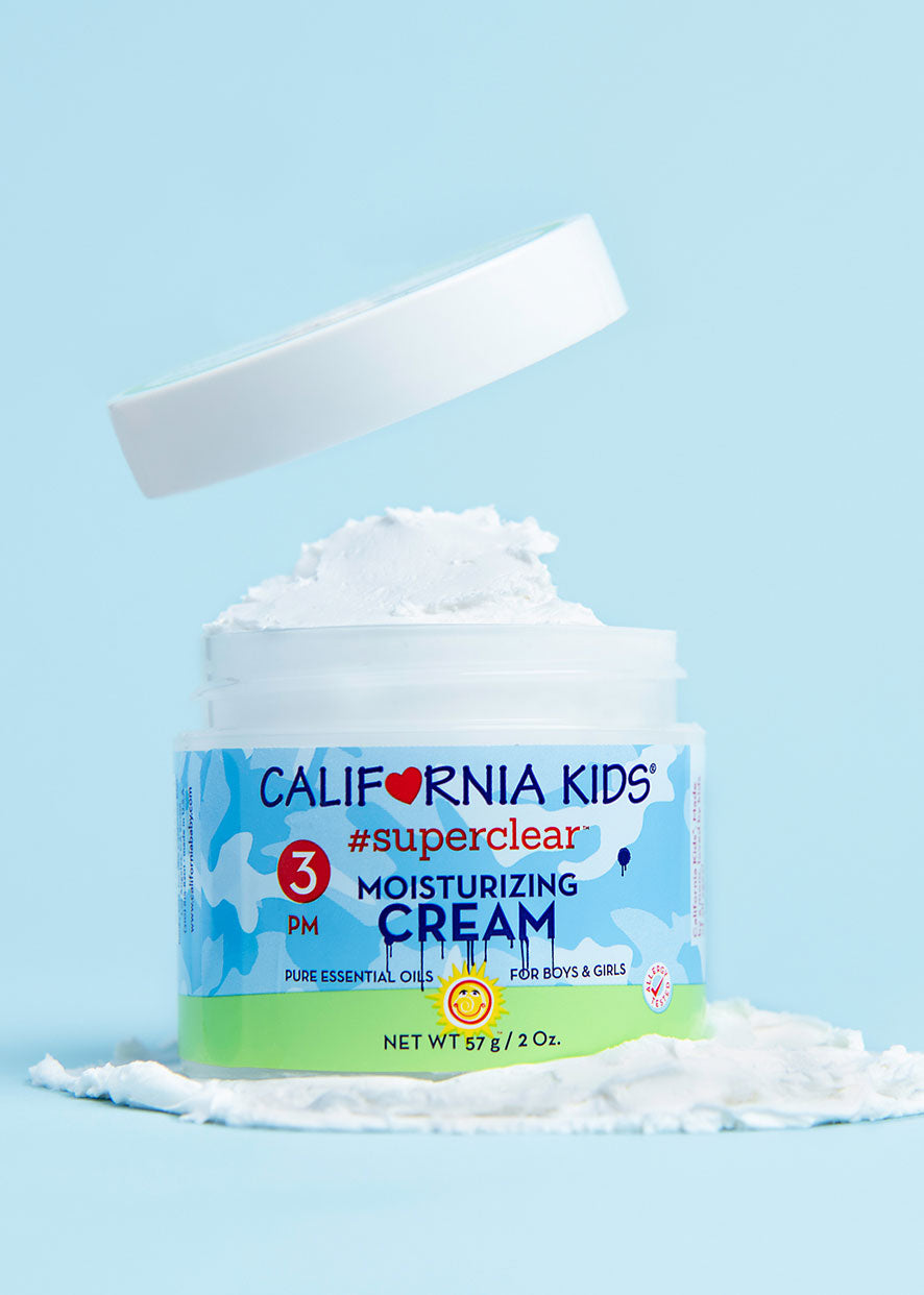 California Kids® #SuperClear™ Overnight Cream for Babies - Hydrating & Soothing Nighttime Moisturizer for Sensitive Skin | Perfect for Dry Skin Care & Eczema Relief