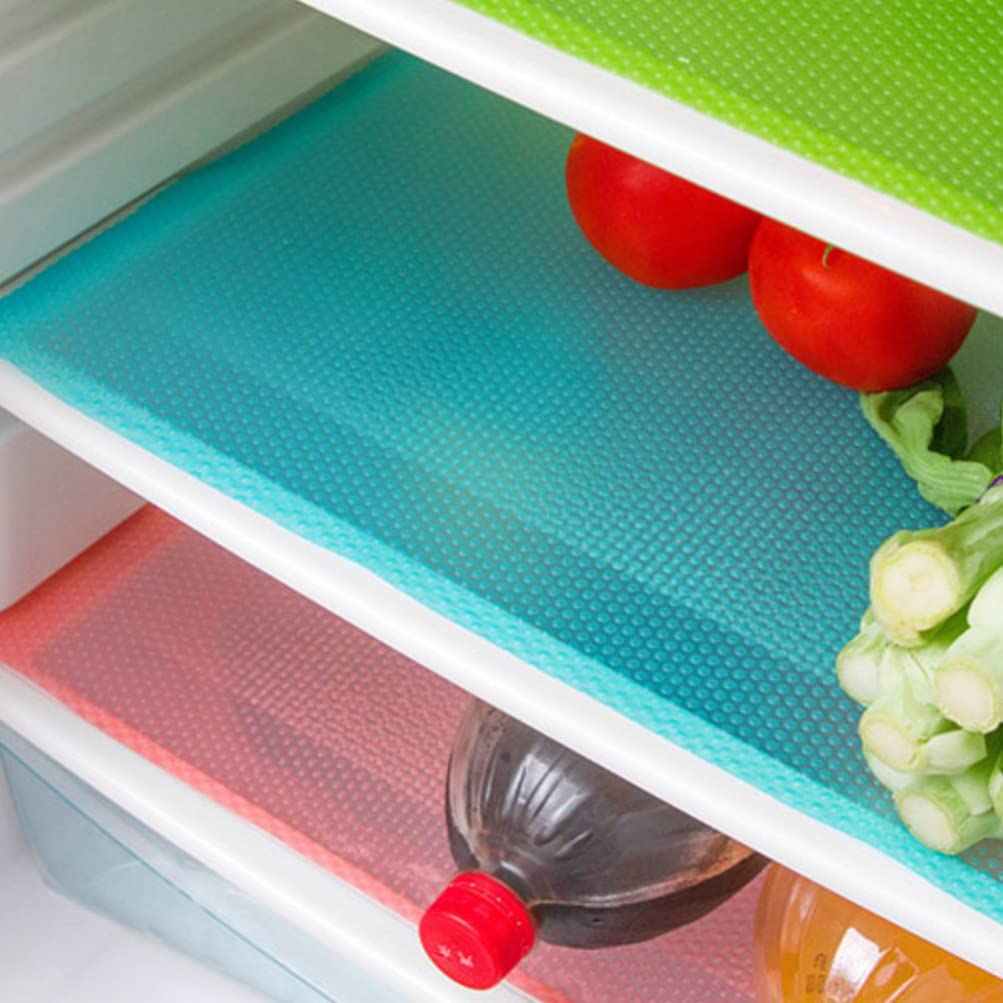 16-Piece EVA Cabinet & Drawer Liners Set - Non-Slip Kitchen Shelf, Fridge, Closet & Desktop Protective Mats - Durable, Waterproof, Easy to Clean for Home & Office Organization