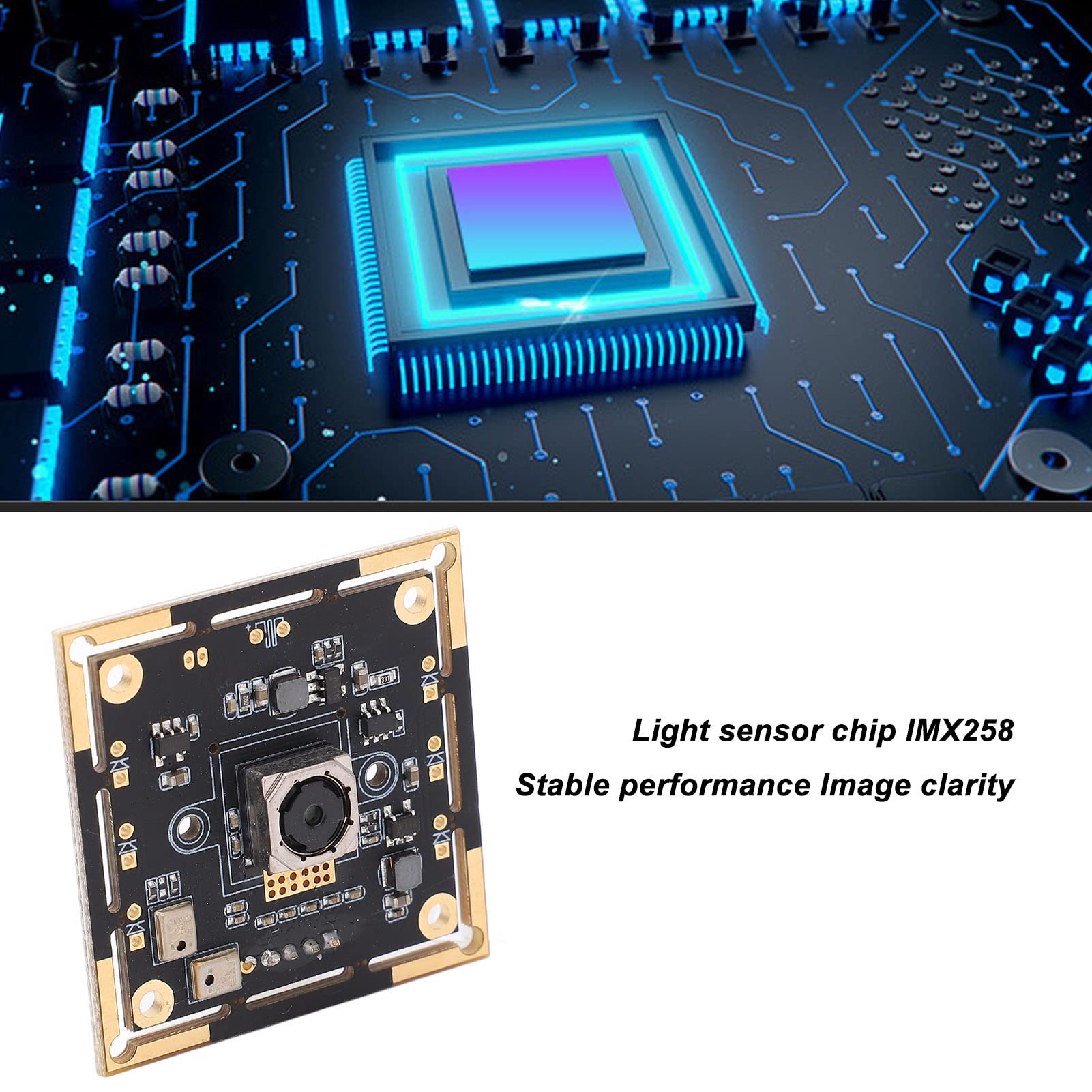 12MP USB Auto Focus Camera Module with Distortion Correction - Perfect for Webcams, Video Conferencing, Live Streaming & Security Monitoring