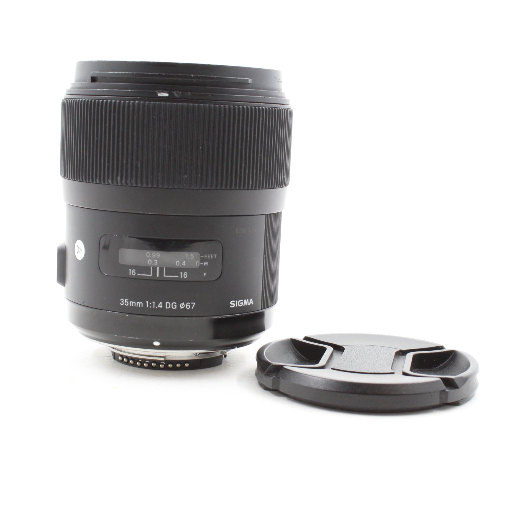Used Sigma Art 35mm f/1.4 DG HSM Lens for Nikon F Mount - Perfect for Portrait, Street & Low Light Photography