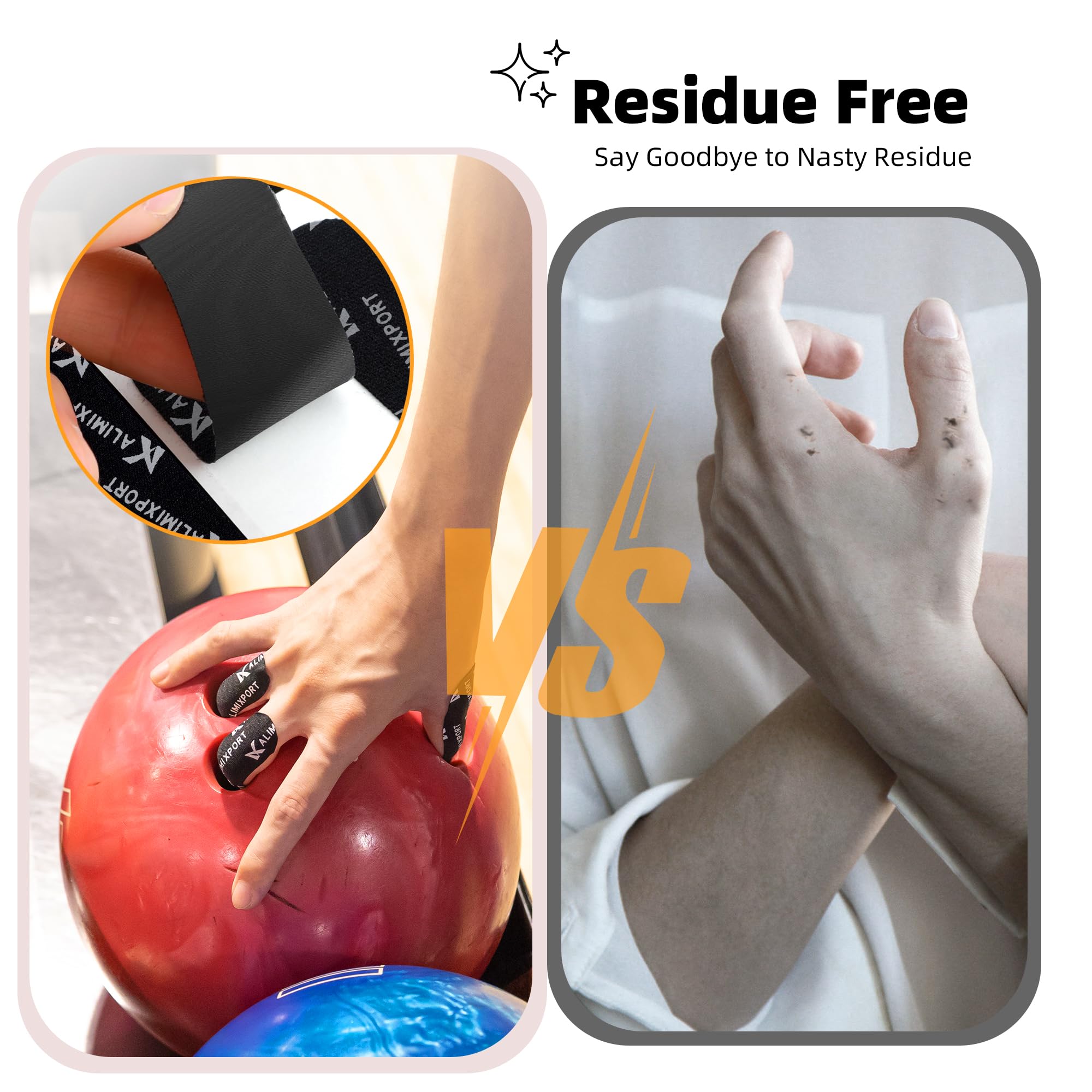 Premium Bowling Thumb Tape & Finger Protection - Non-Slip Grip Tape for Bowlers | Comfortable & Durable Bowling Accessories for Men & Women | Perfect for League Play, Practice & Tournament Use