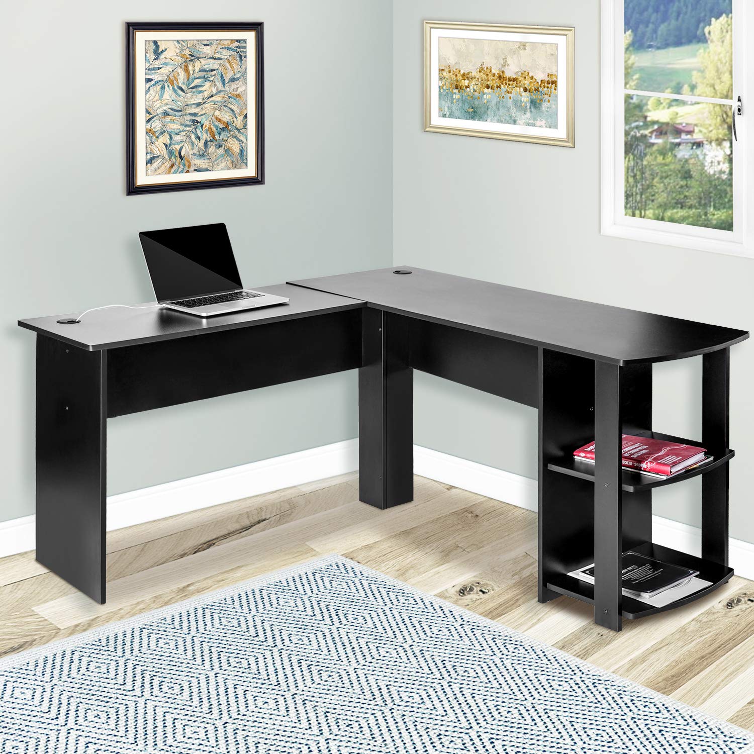Premium L-Shaped Office Desk 55
