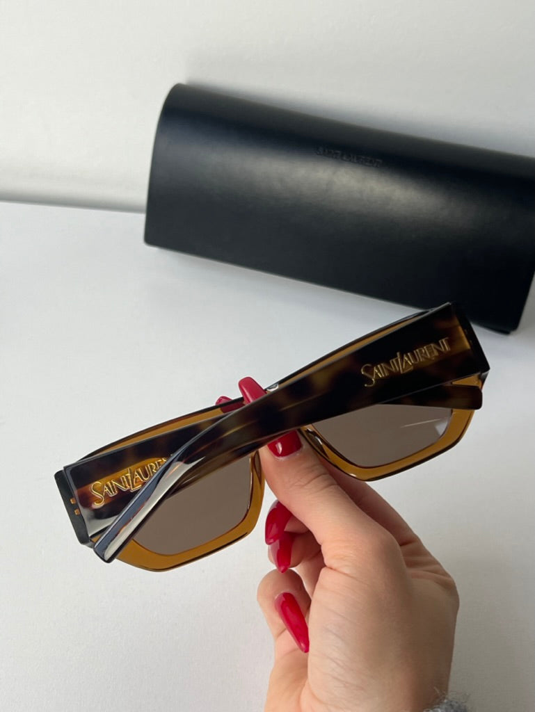 Saint Laurent SL740 Brown Havana Sunglasses - Classic Luxury Shades for Women & Men | Perfect for Beach, Travel & Fashion Outfits