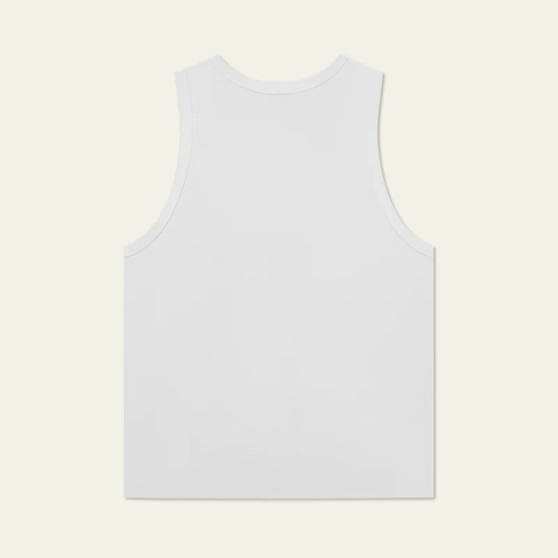 Arthur Men's Tank Top - Breathable Cotton Muscle Tee for Gym & Workout - White + White - Perfect for Summer, Running, and Casual Wear
