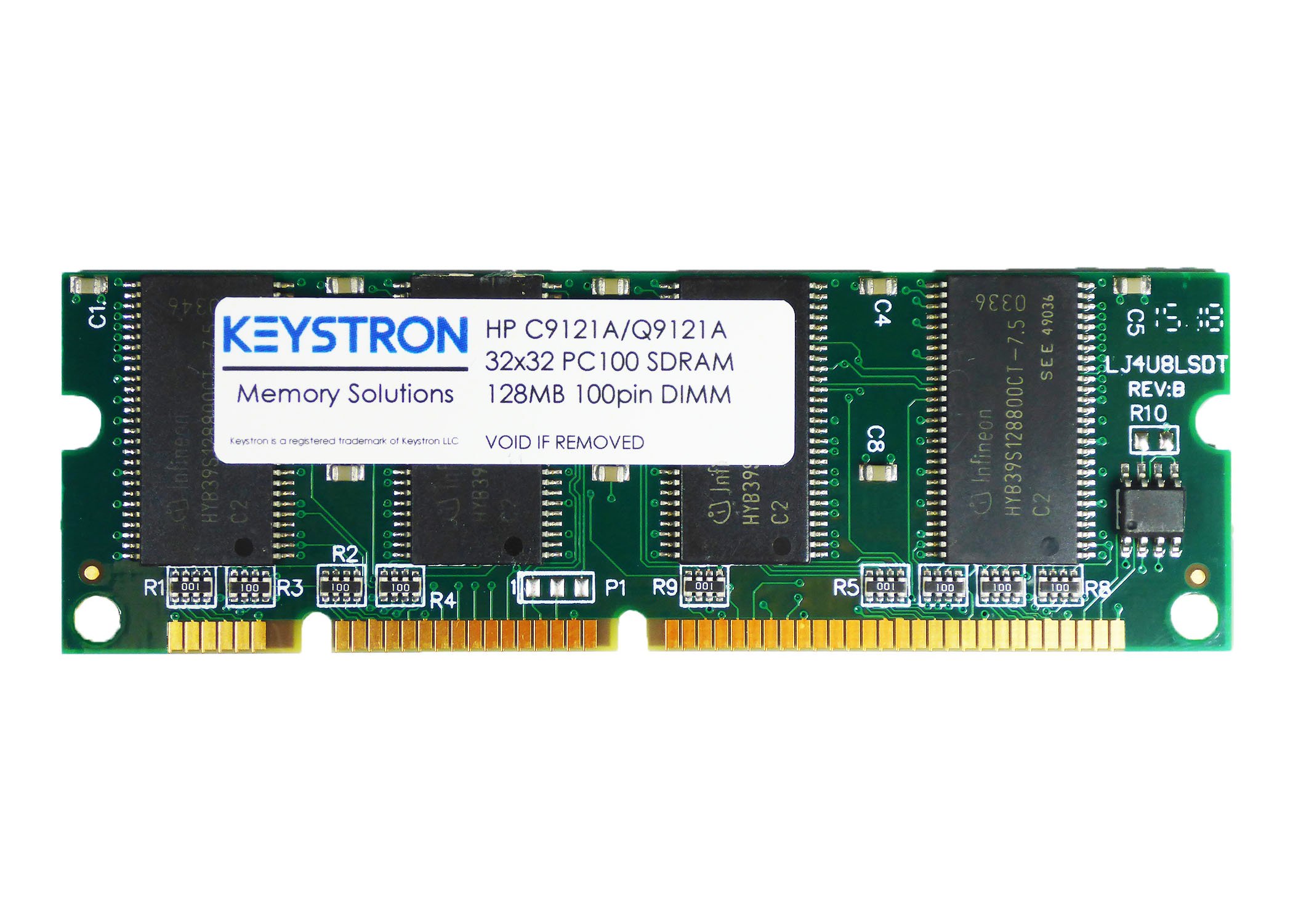 128MB 100-Pin PC100 SDRAM Memory Module Upgrade for HP LaserJet 2820/2840 Laser Printers - Improve Printing Speed & Performance for Office Documents & Reports