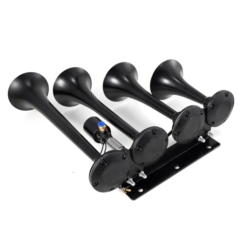 Black Parallel 4-tube with solenoid 12/24V
