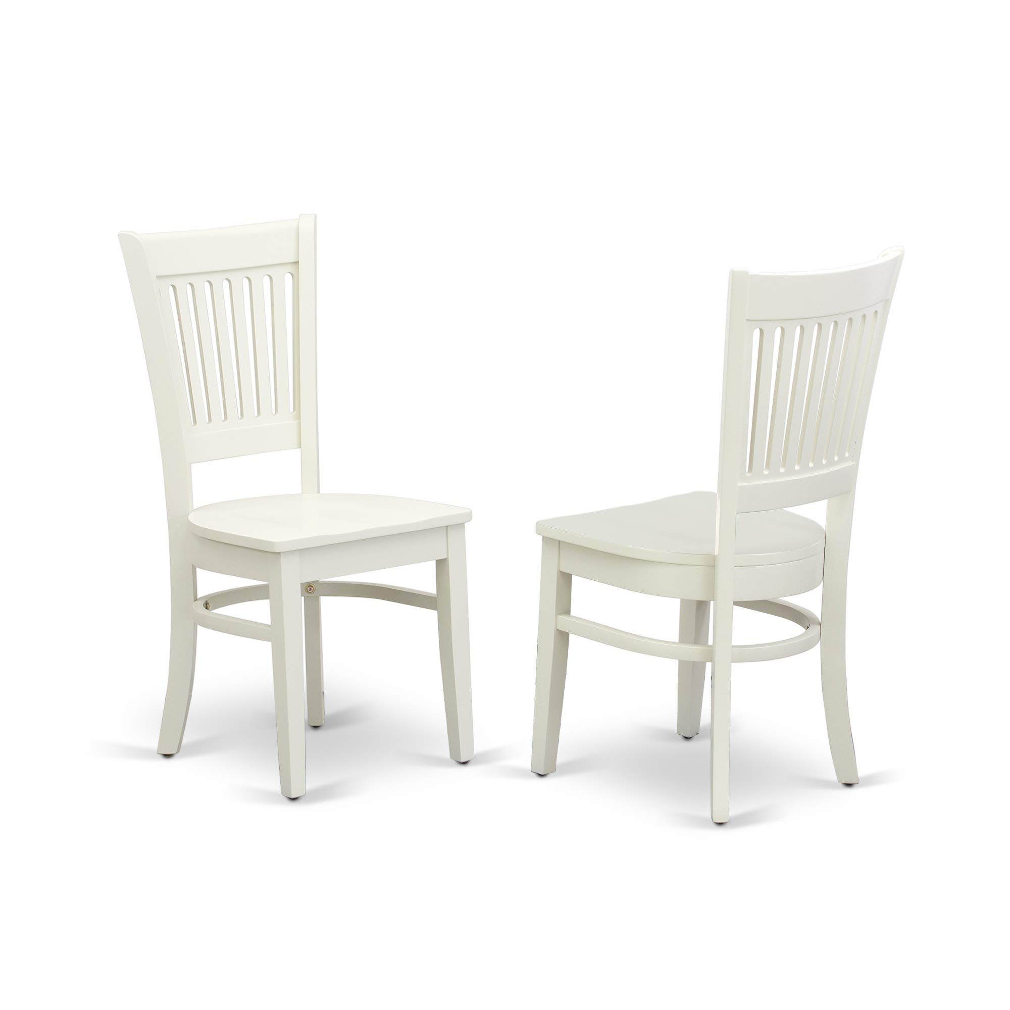 Modern 3-Piece Dining Table Set with Drop Leaf & 2 Chairs - Rectangle Wooden Table 30x48 Inch, Linen White - Perfect for Small Spaces, Breakfast Nooks & Apartment Dining