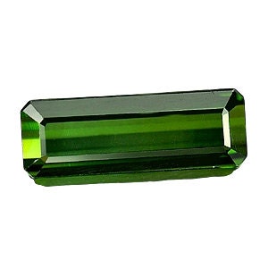 1.85ct Natural African Green Tourmaline Loose Gemstone - 12x4mm Faceted VVS Eye-Clean Tourmaline Cut for Jewelry Making, Engagement Rings & Collector's Specimens