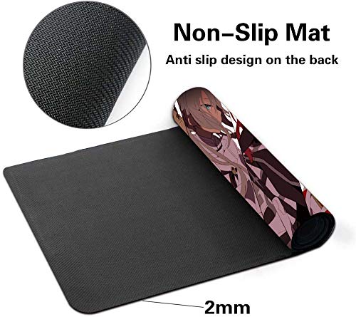 Fate Stay Night Anime Mouse Pad - Large Gaming Desk Mat for Computer & Keyboard - Saber Alter Fate Grand Order Gamer Accessory - Perfect for PC Gaming & Office Work