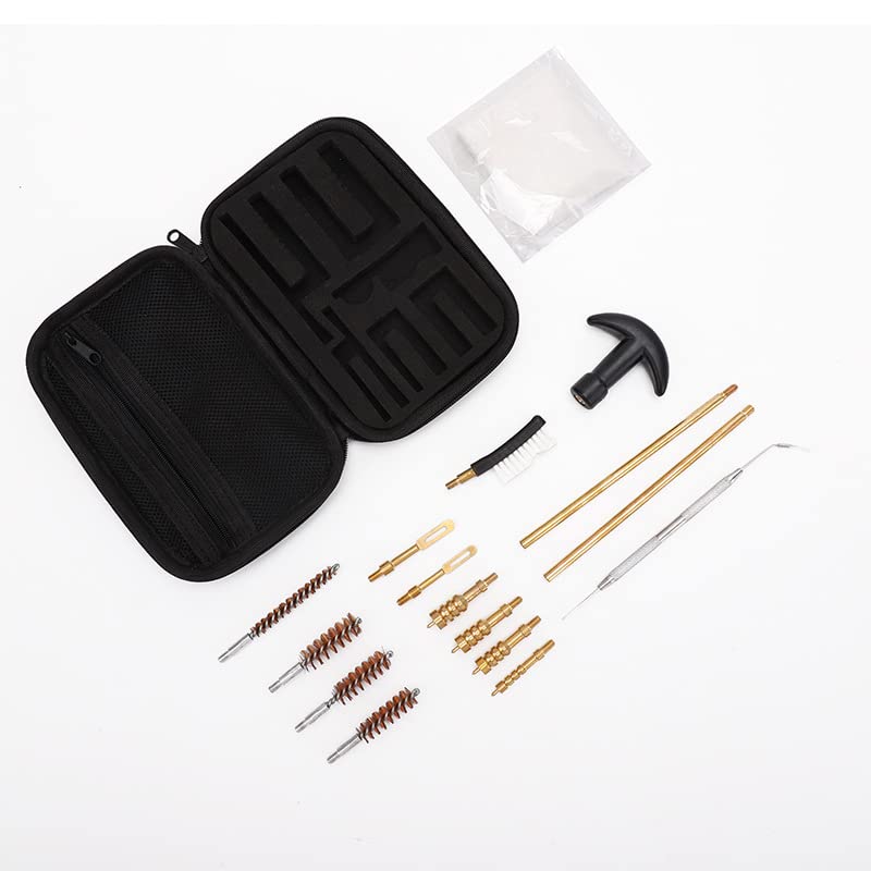 16 PCS Paint Spray Gun Cleaning Kit - Wire Lubricant Cleaner with Nylon Mini Brushes & Needles for Tattoo Equipment, HVLP Airbrush Nozzles - Perfect for Automotive, DIY Projects & Professional Tattoo Artists