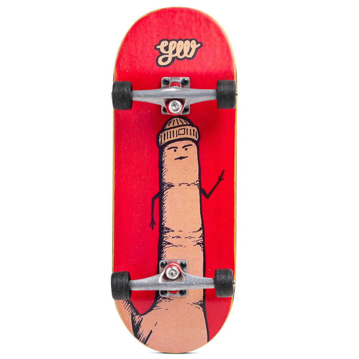 Yellowood Fingerboard Complete Rebel - Professional Mini Skateboard for Finger Tricks & Stunts - Perfect for Skateboarding Enthusiasts & Collectors