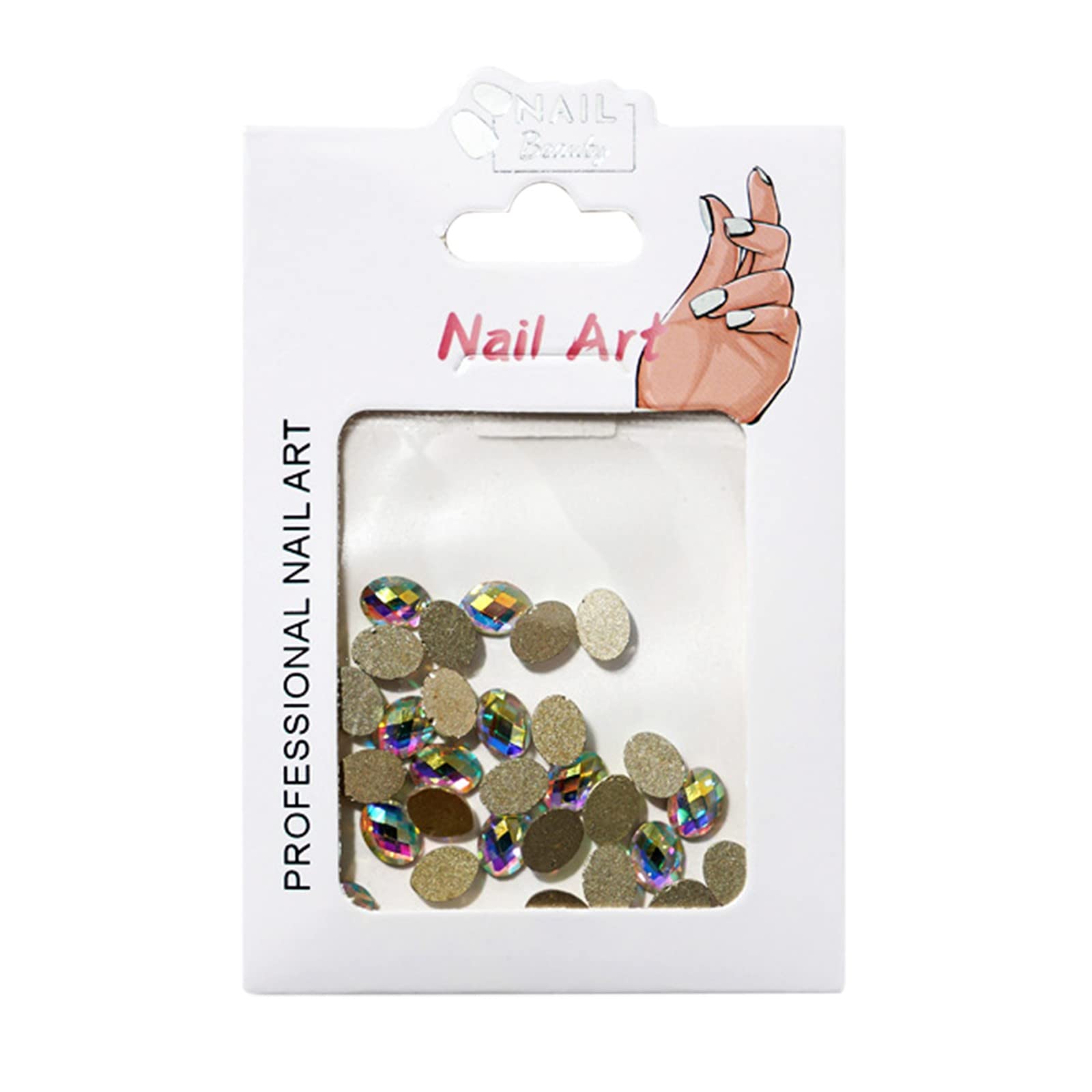 3D Nail Jewelry Drill Bits Set - Shaped & Flat Bottom AB Nail Drills for DIY Nail Art, 3D Flower Nail Designs - Perfect for Professional & Home Manicure Supplies