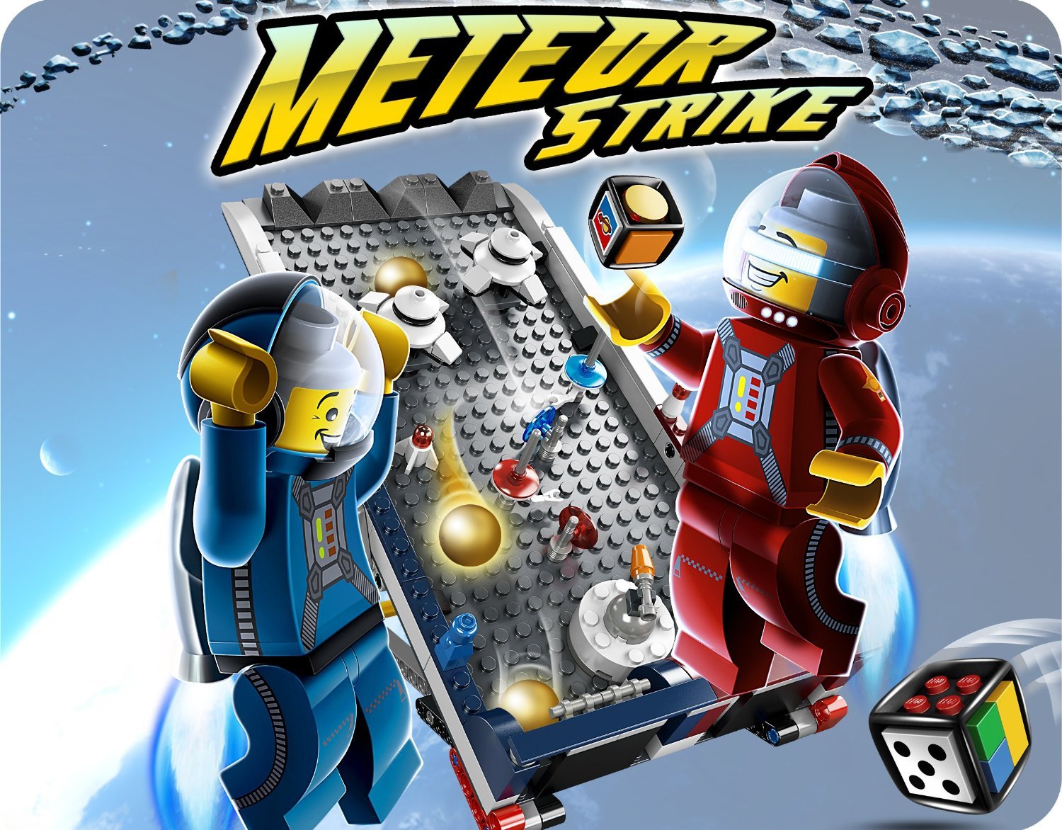 LEGO Games System Meteor Strike Building Blocks Set - Creative STEM Toy for Kids & Adults - Perfect for Family Game Night & Educational Play