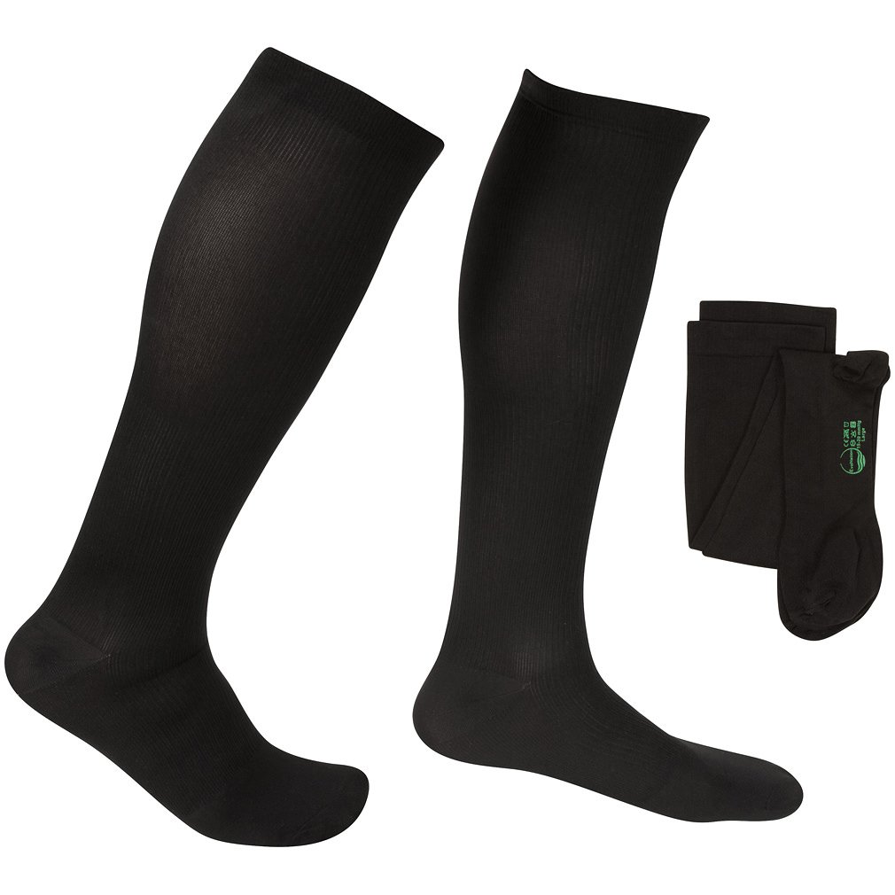 EvoNation Men's Knee High 30-40 mmHg Graduated Compression Socks - Extra Firm Support for Running, Travel & Varicose Vein Relief - Medical Grade Compression Stockings for Athletes & Nurses