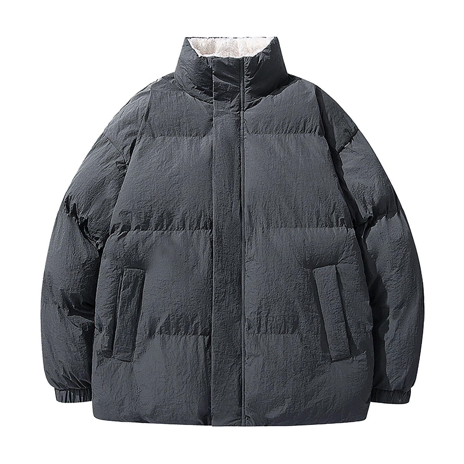Men's Lightweight Packable Down Jacket - Hooded Winter Puffer Coat with Zipper | Warm Waterproof Outerwear for Skiing, Hiking & Daily Winter Wear