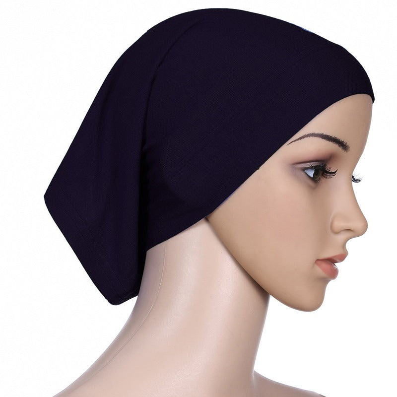 Premium Muslim Women's Mercerized Cotton Turban Headwrap - Breathable Hijab Cap for Daily Wear, Prayer & Modest Fashion