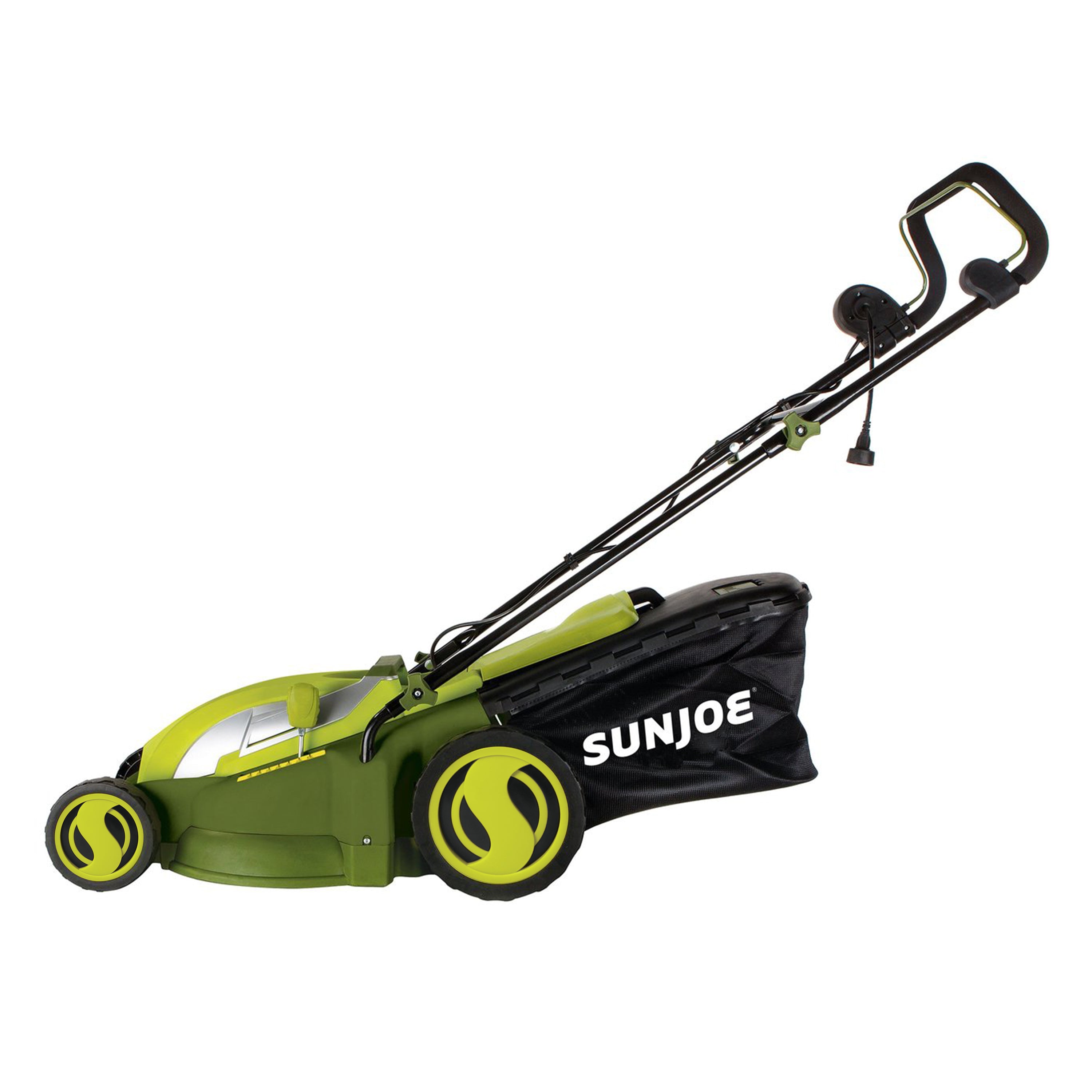 Sun Joe MJ403E 17-Inch 13 Amp Electric Lawn Mower with Mulcher - 7 Height Adjustments for Perfect Lawn Care | Ideal for Small to Medium Yards, Patios & Residential Landscaping