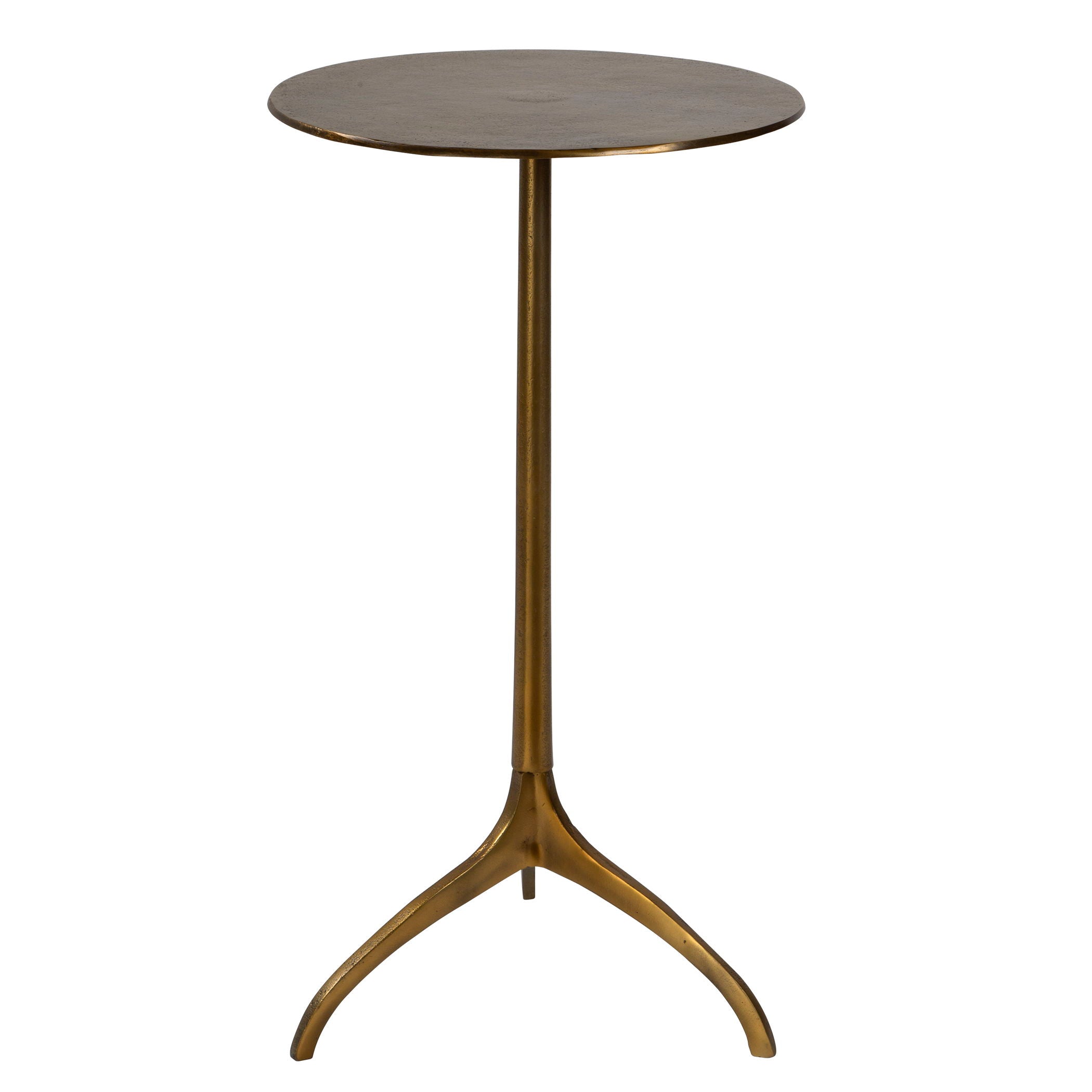 Modern Gold Accent Table - Elegant Side Table for Living Room, Bedroom, or Office - Perfect for Home Decor and Small Spaces