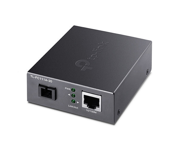 10/100 Mbps WDM Fiber Media Converter - TL FC111A 20 | High-Speed Ethernet to Fiber Optic Converter for Network Expansion | Ideal for Office, Data Center & Industrial Applications