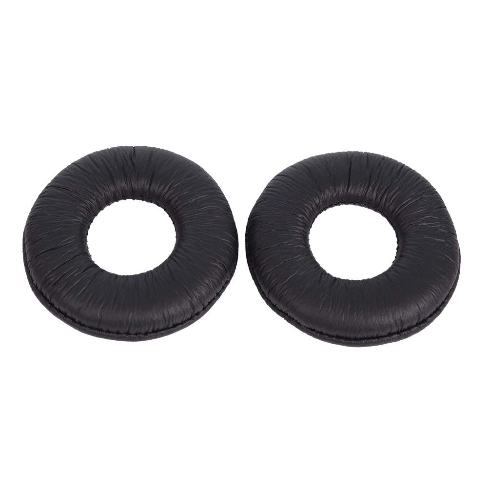 2Pcs Replacement Ear Pads Cushion - Premium Leather & Foam Earpads for Sony MDR-ZX110/V150/V250/V300 Headphones - Comfortable Upgrade for Gaming, Music & Office Use