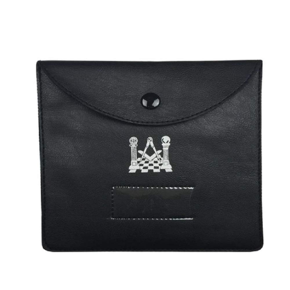 Premium Masonic Regalia Pocket Jewel Holder & Wallet - Medium Size Freemason Carry Case for Jewel Storage | Durable Craftsmanship | Perfect for Lodge Meetings, Ceremonies & Travel