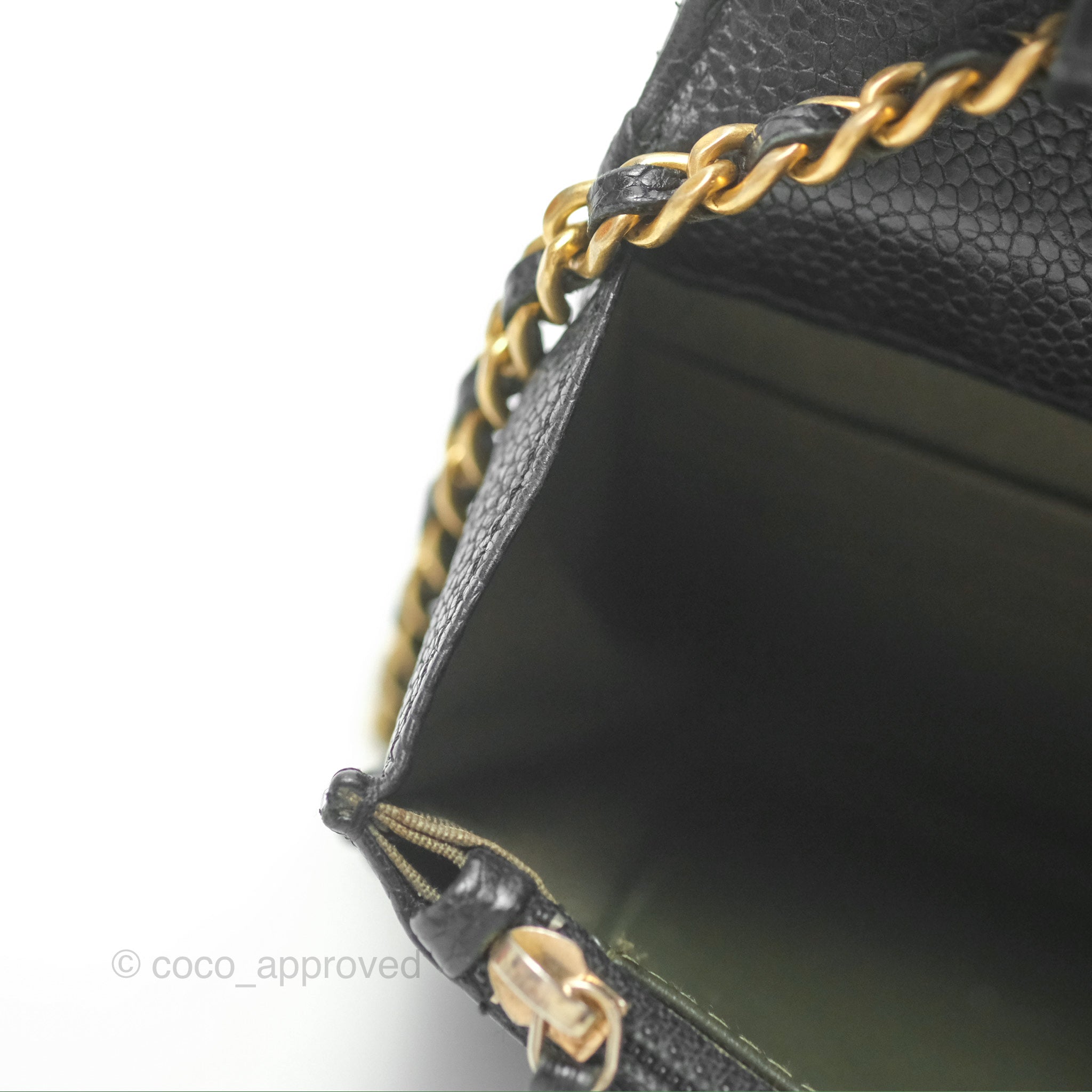 Chanel Boy Wallet on Chain WOC Black Caviar Gold Hardware - Luxury Crossbody Bag for Women, Perfect for Evening Events & Daily Use