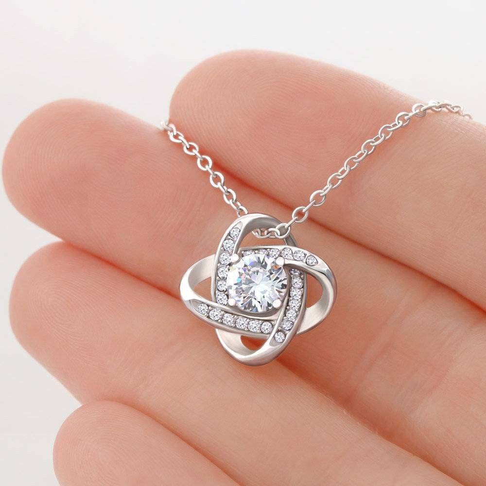 Love Knot Necklace for Mother-in-Law - Perfect Mom Gift for Wedding & Mother's Day