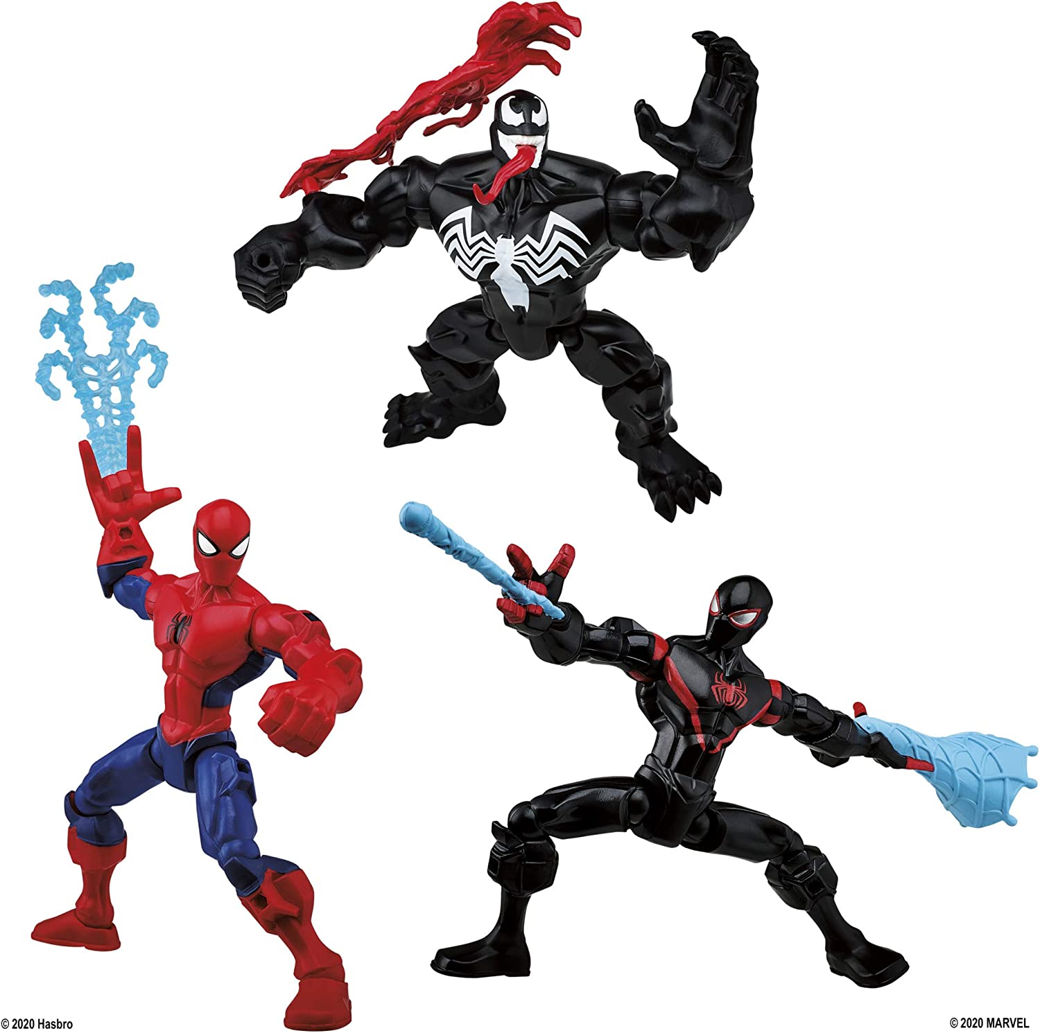 Marvel Super Hero Mashers Miles Morales Venom Spider-Man 6-Inch Action Figure – Collectible Toy for Kids & Fans, Perfect for Play, Display & Gifts