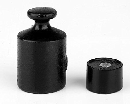 2 kg M3 Class Cylindrical Calibration Test Weight - Lacquered Cast Iron for Laboratory, Industrial Scale Testing & Precision Measurement | Durable & Accurate Weighing Standard
