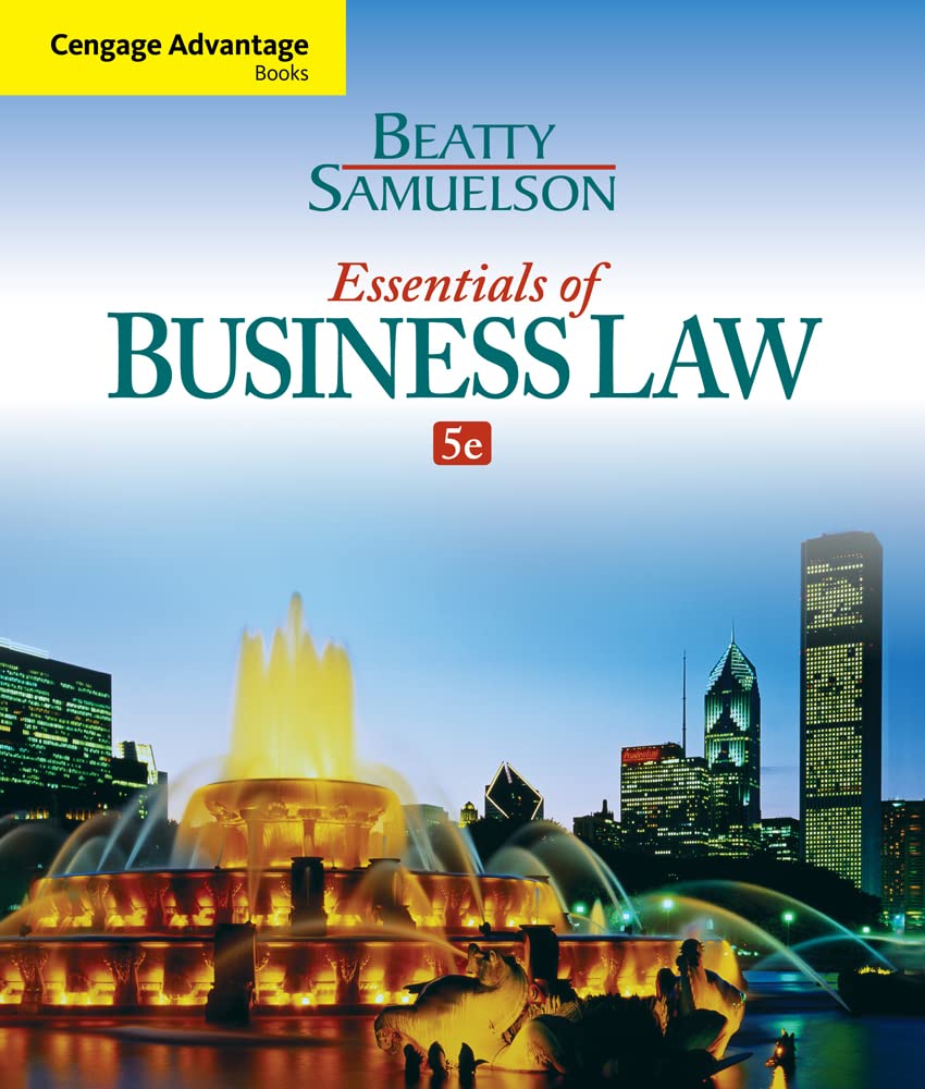Cengage Advantage Books: Essentials of Business Law - Textbook for Business Students & Legal Studies | Perfect for College Courses & Professional Reference