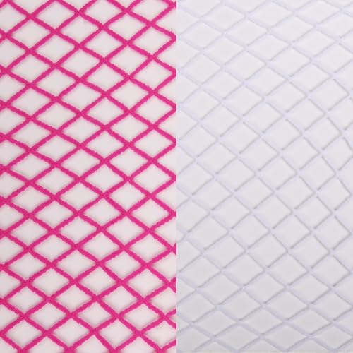 Hot Pink + White