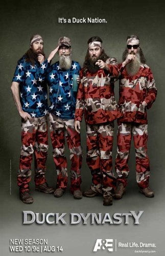 Duck Dynasty TV Show Poster 27x40 Inches - Style C - Vintage Wall Art for Living Room, Bedroom & Man Cave Decor