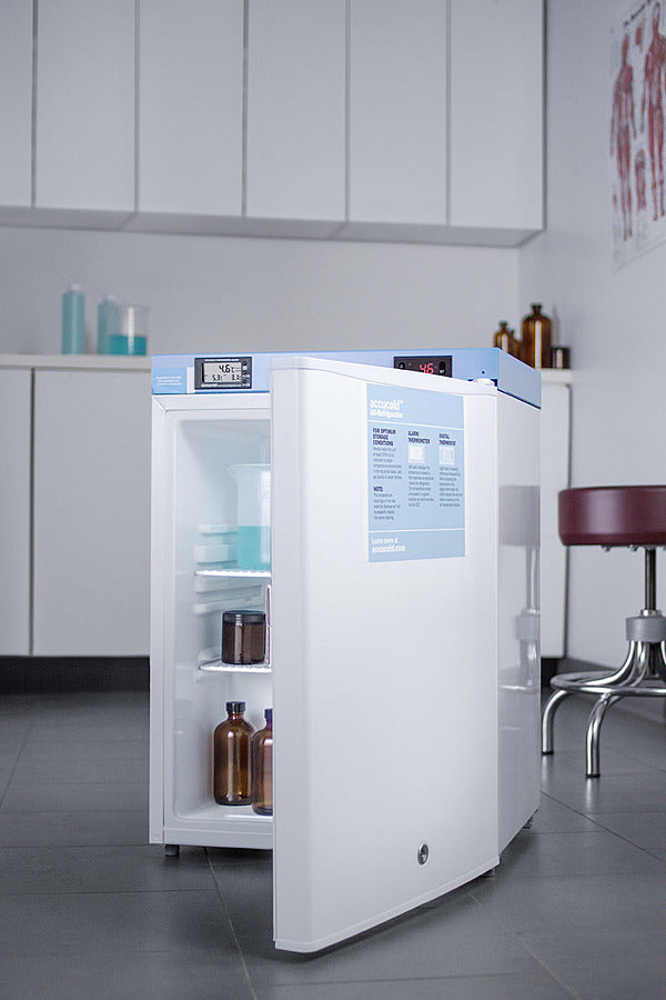 Accucold FF28LWHMED2 Compact Auto Defrost Refrigerator - Medical & Scientific Use, Laboratory, Pharmacy, Hospital, Blood Bank Storage Solution