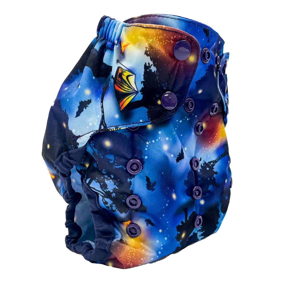 Smart Bottoms Too Smart Cover 2.0 - Waterproof Cloth Diaper Cover for Babies | Reusable, Eco-Friendly & Leak-Proof | Perfect for Daycare, Travel & Overnight Use