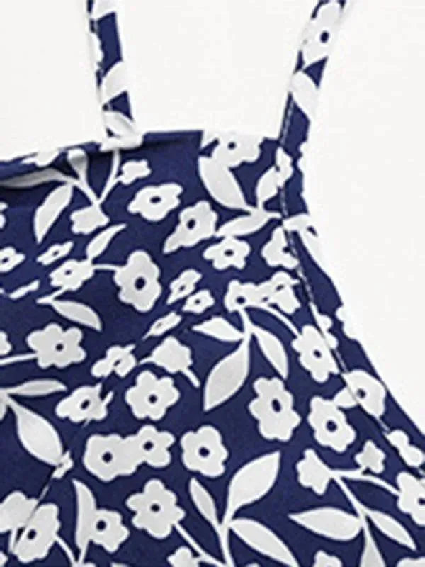 Women's Floral Print Summer Sun Dress - Lightweight & Breathable for Beach, Vacation & Casual Outings