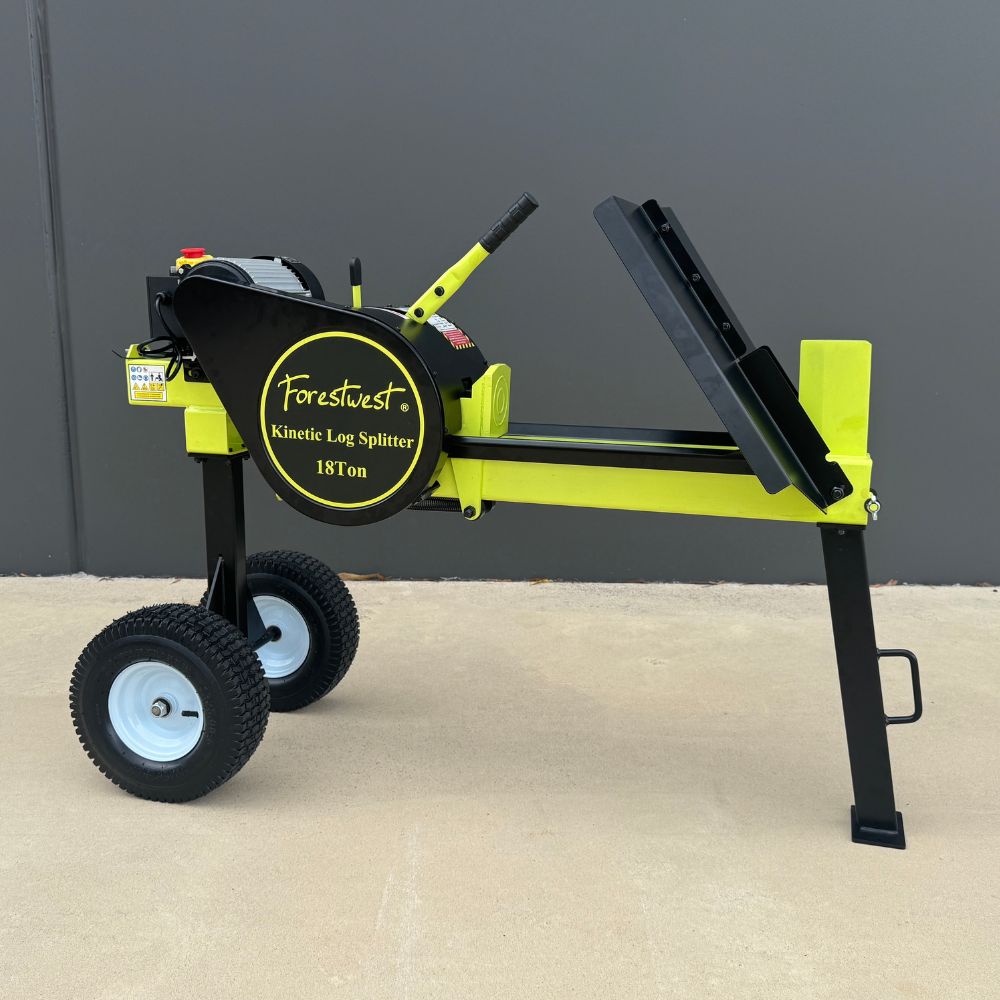 Forestwest 18 Ton Kinetic Log Splitter - 2200W Electric Firewood Splitter BM11097 for Home Heating, Wood Stove & Fireplace Use