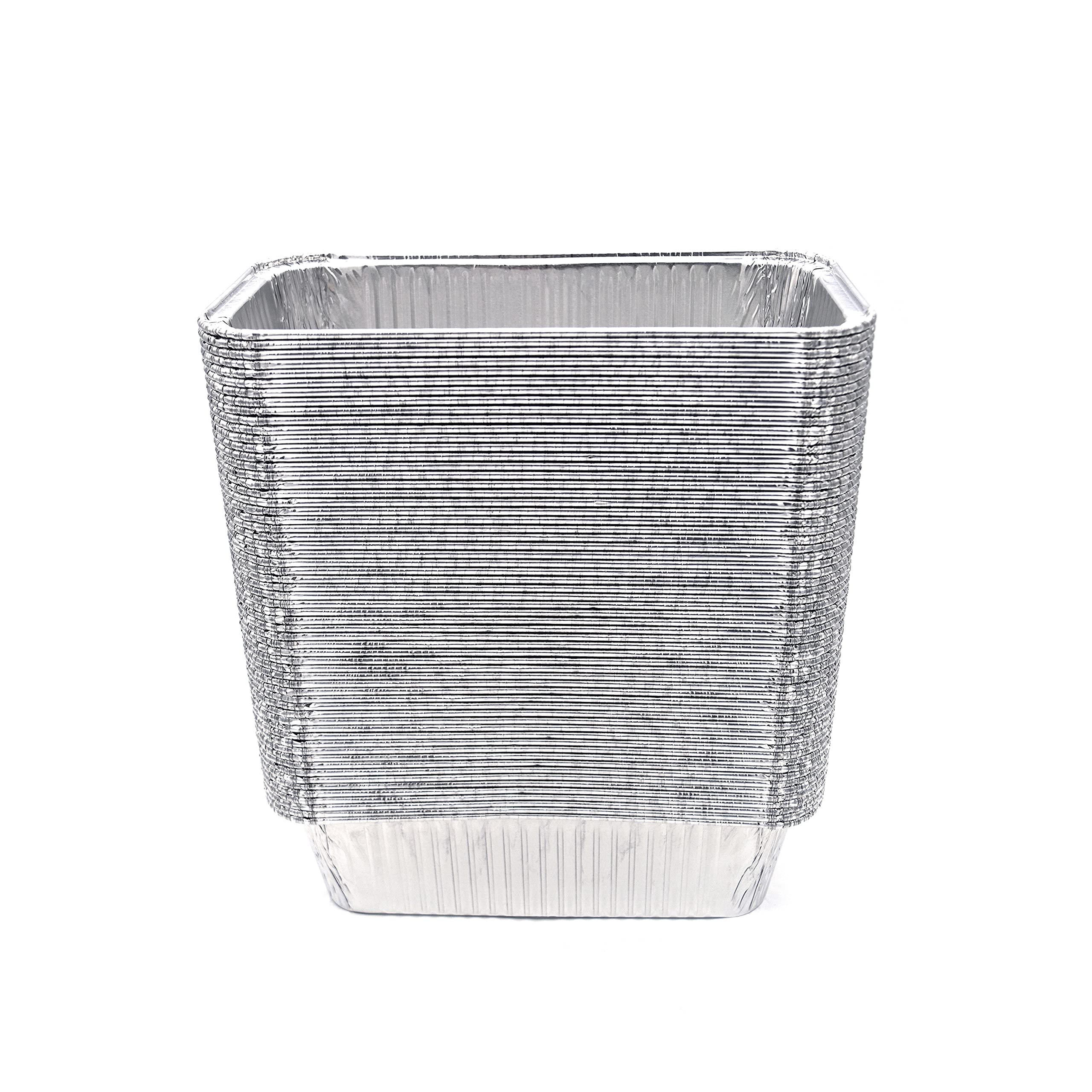 (600 Pack) Heavy Duty Disposable Aluminum Foil Loaf Pans 8.5